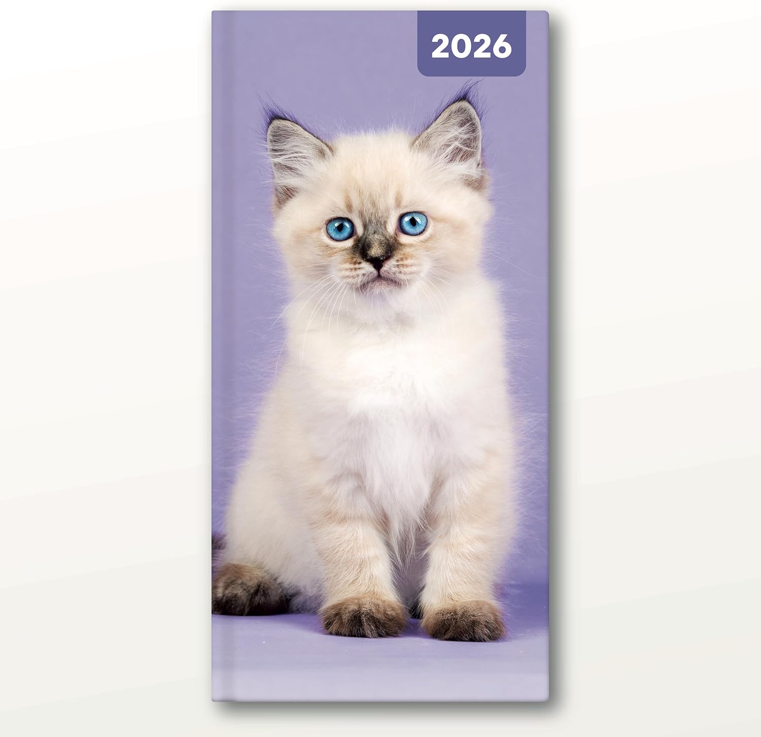 Red Robin 2026 Cats & Kittens Pocket Weekly Planner, 7" x 3 1/2" | Premium Thick & Sturdy Paper | Full Week View | Plastic Free | Compact Planner