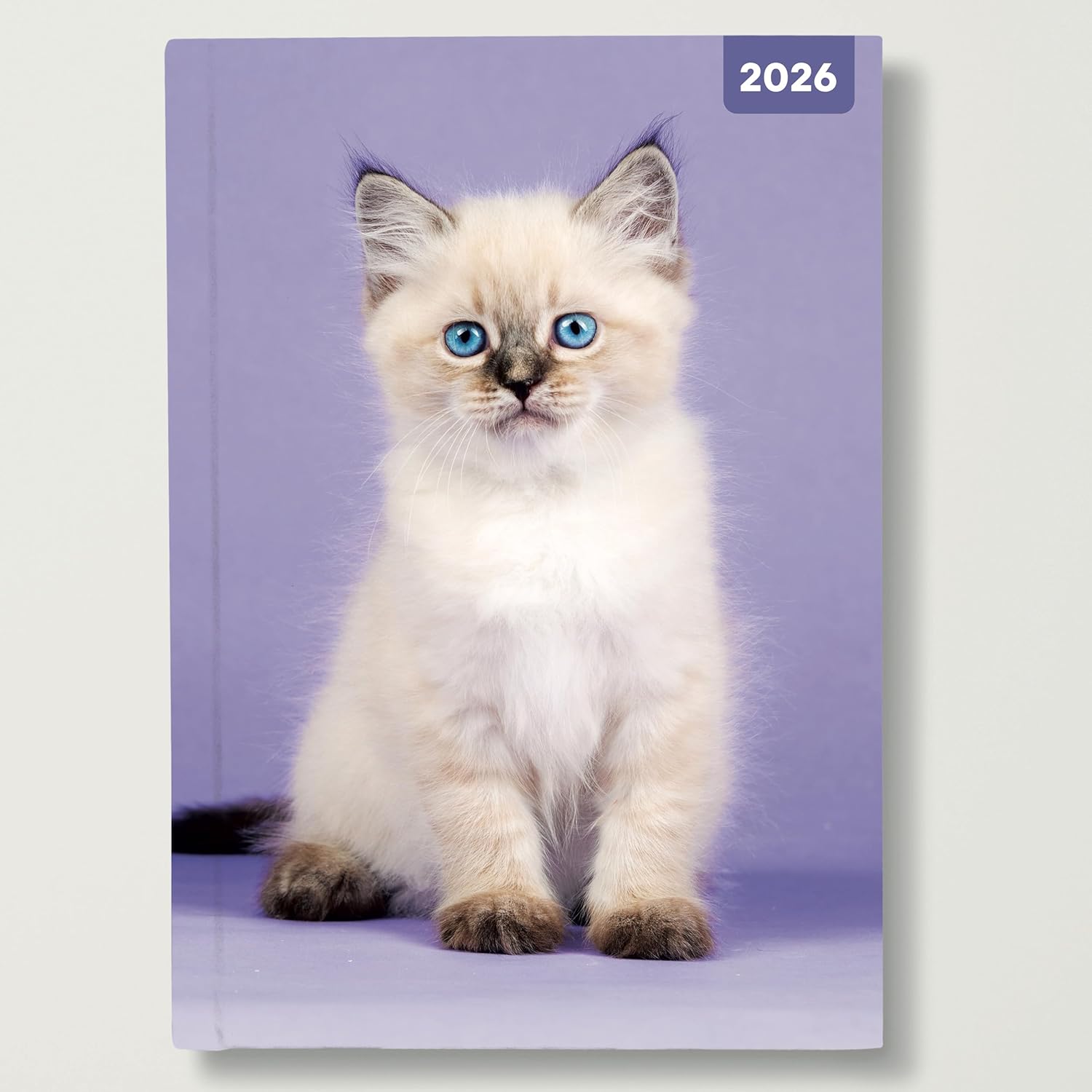 Red Robin 2026 Cats & Kittens Weekly Planner, A5 Padded 8 1/2" x 6" | Premium Thick & Sturdy Paper | Full Week View | Plastic Free