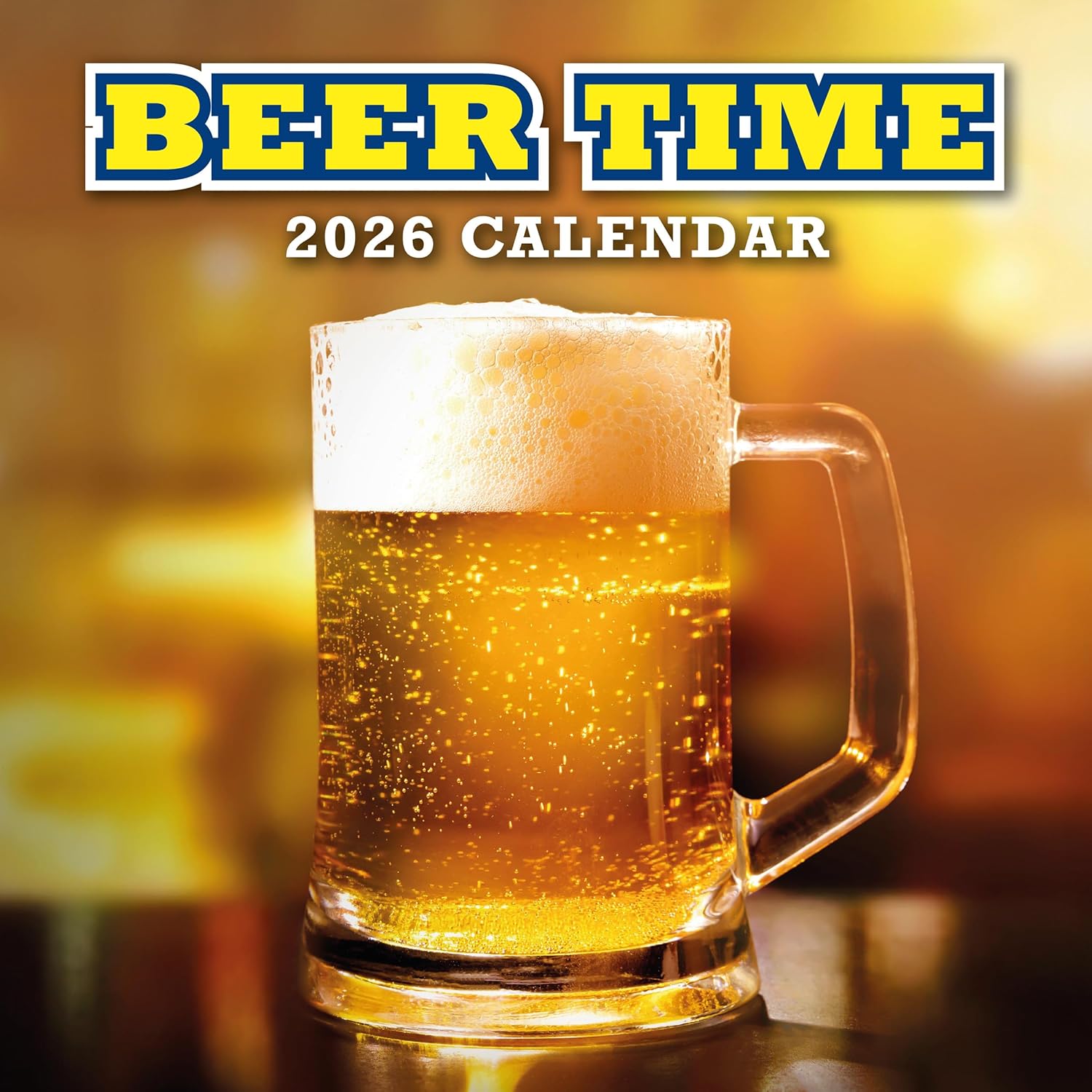 Red Robin 2026 Beer Time Monthly Wall Calendar | 12" x 24" Open | Premium Thick & Sturdy Paper | Hangable 12 Month Calendar | Lined Notes & To Do Area | Vivid Images | Plastic Free