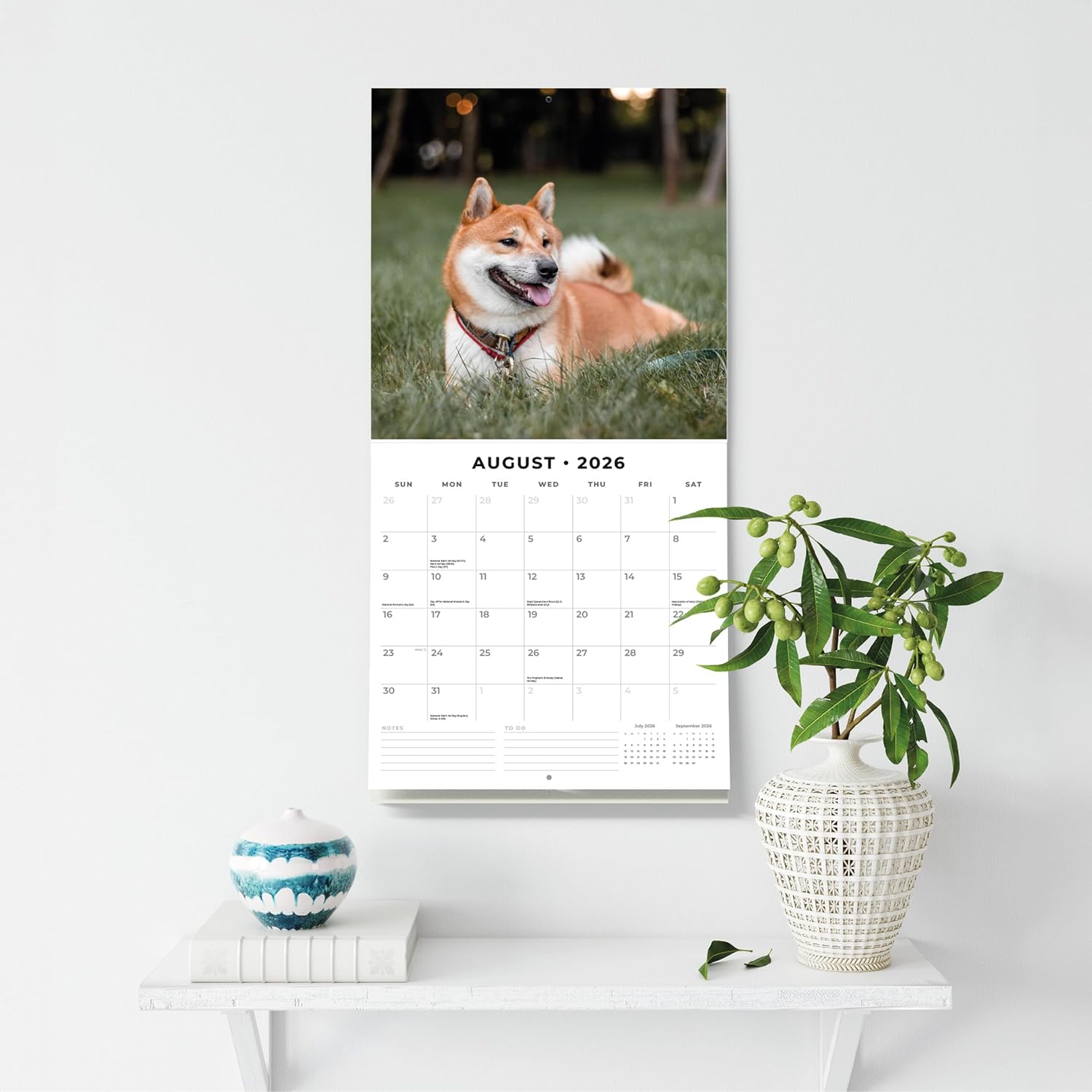 Adorable Dogs - 2026 Square Wall Calendar - by Red Robin Publishing