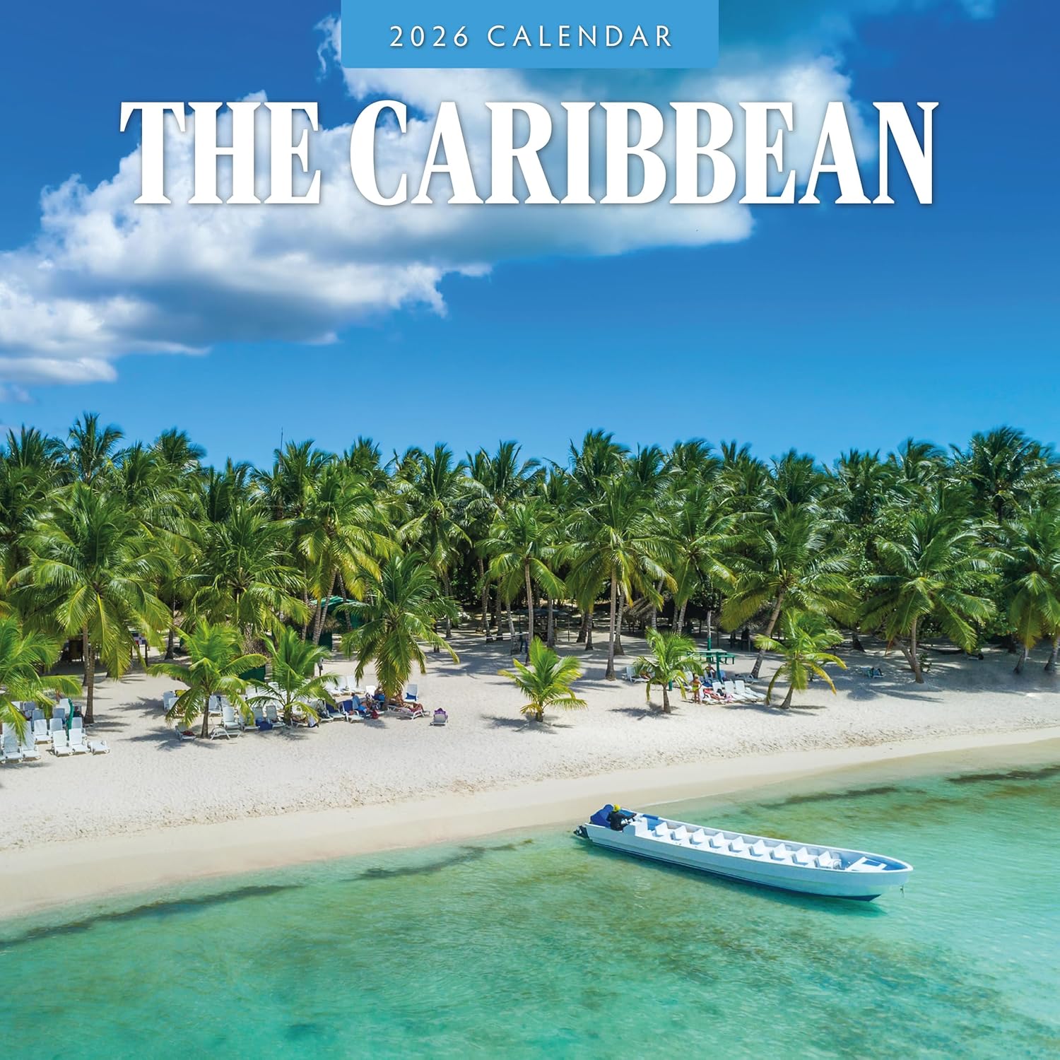 Red Robin 2026 Caribbean Monthly Wall Calendar | 12" x 24" Open | Premium Thick & Sturdy Paper | Hangable 12 Month Calendar | Lined Notes & To Do Area | Vivid Images | Plastic Free