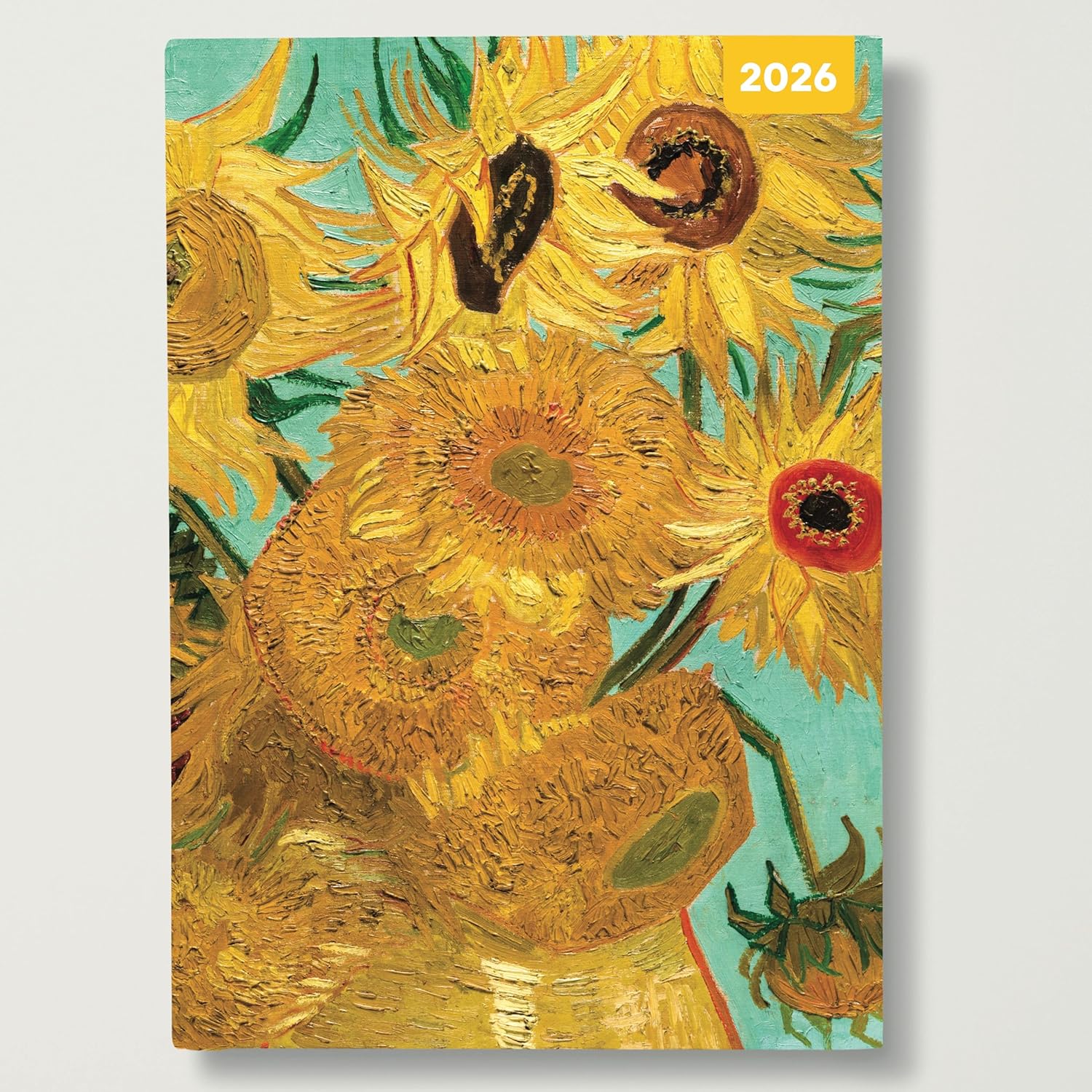 Red Robin 2026 Van Gogh Weekly Planner, A5 Padded 8 1/2" x 6" | Premium Thick & Sturdy Paper | Full Week View | Plastic Free