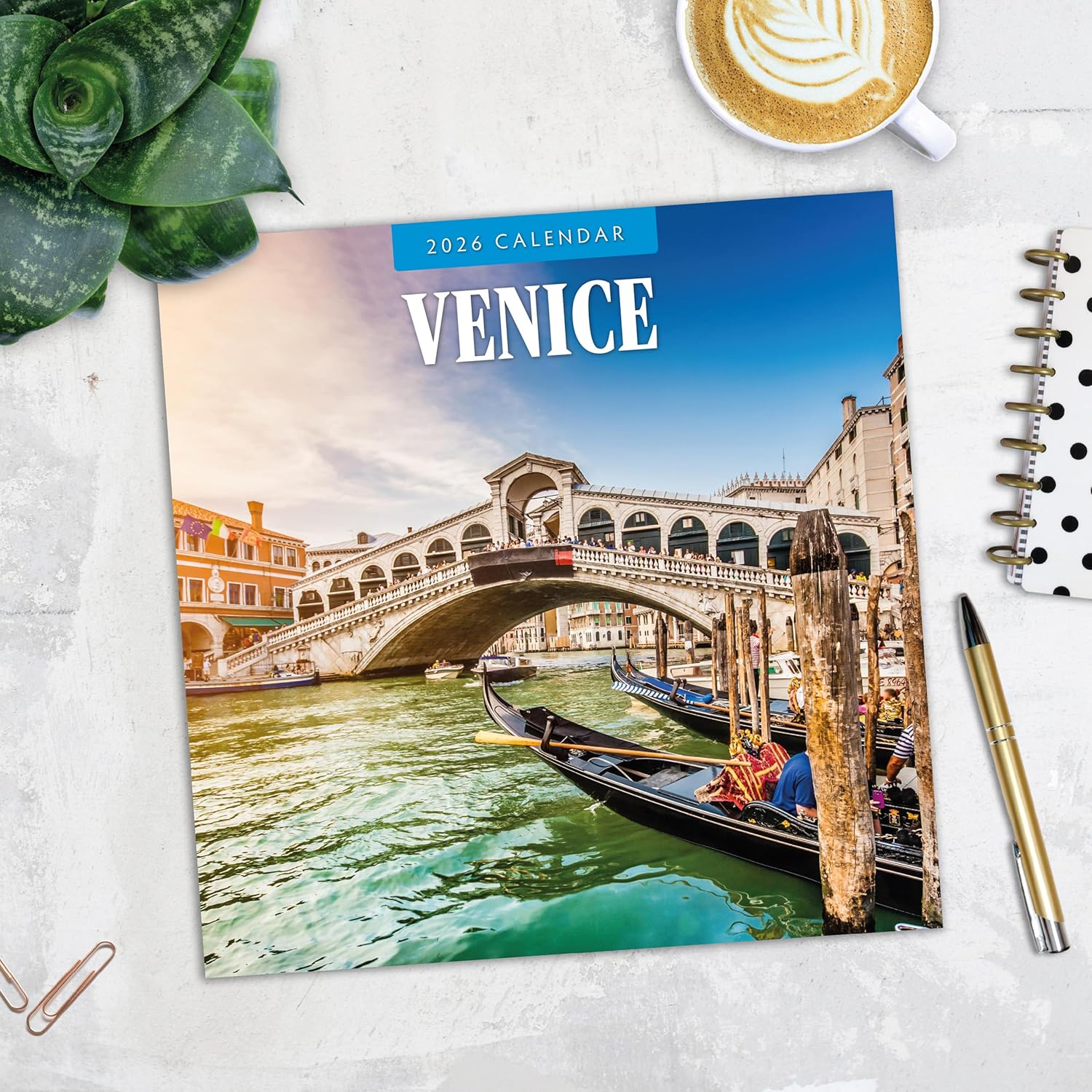 Red Robin 2026 Venice Monthly Wall Calendar | 12" x 24" Open | Premium Thick & Sturdy Paper | Hangable 12 Month Calendar | Lined Notes & To Do Area | Vivid Images | Plastic Free