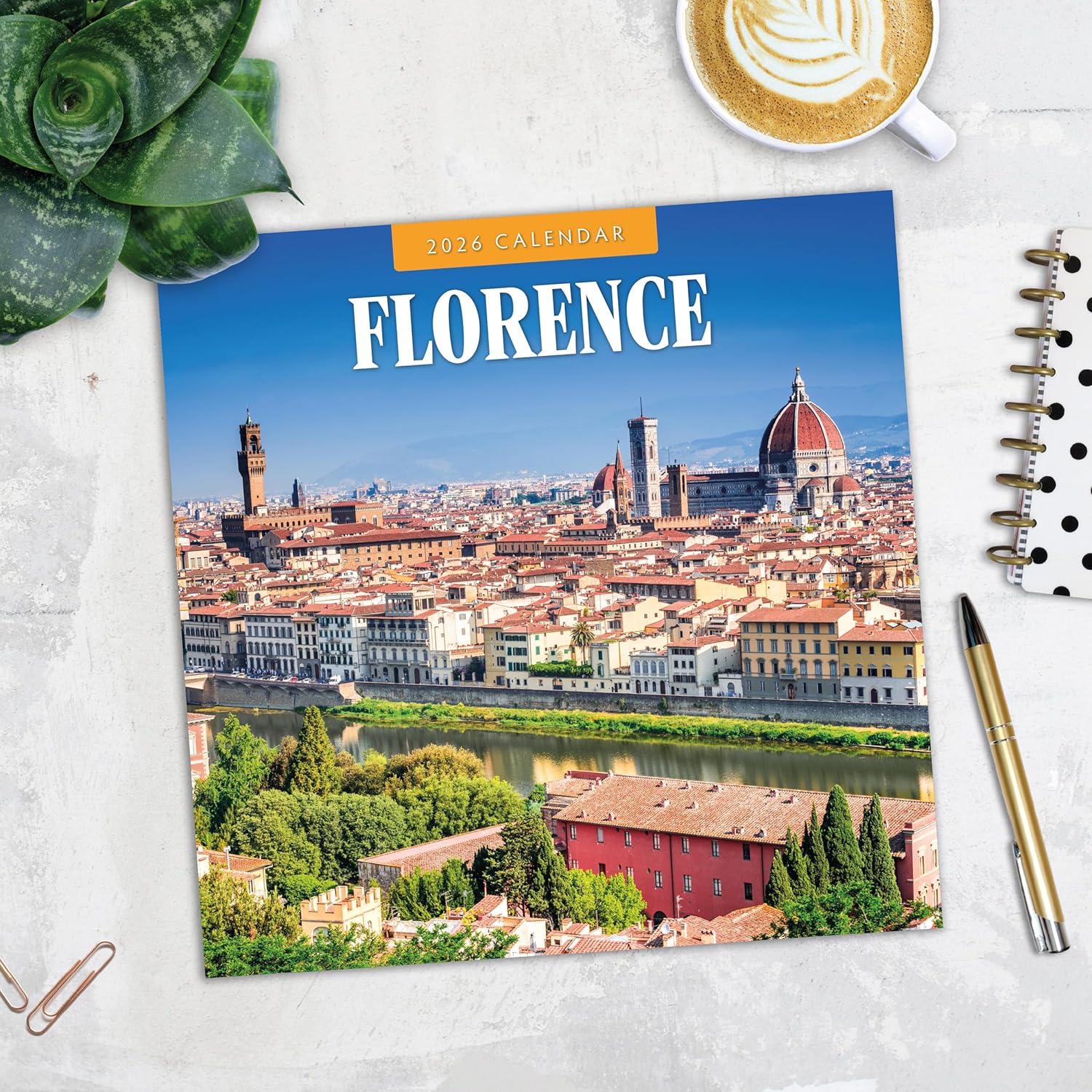 Red Robin 2026 Florence Monthly Wall Calendar | 12" x 24" Open | Premium Thick & Sturdy Paper | Hangable 12 Month Calendar | Lined Notes & To Do Area | Vivid Images | Plastic Free
