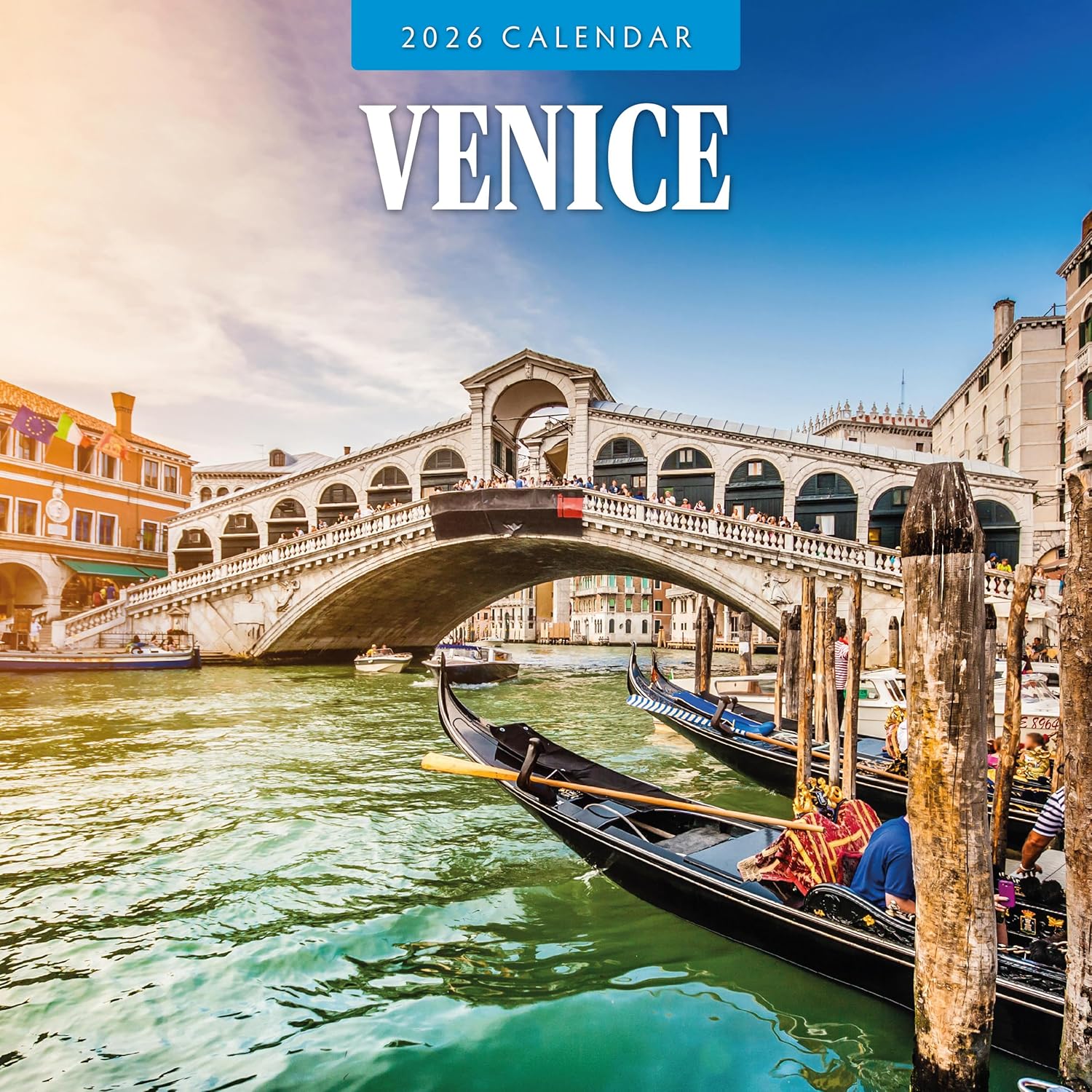 Red Robin 2026 Venice Monthly Wall Calendar | 12" x 24" Open | Premium Thick & Sturdy Paper | Hangable 12 Month Calendar | Lined Notes & To Do Area | Vivid Images | Plastic Free