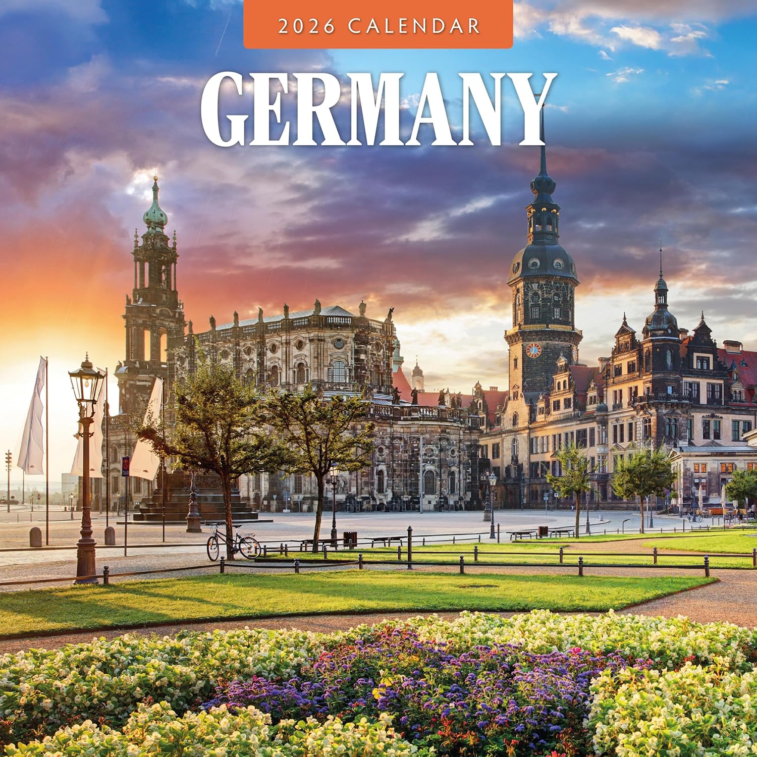 Red Robin 2026 Germany Monthly Wall Calendar | 12" x 24" Open | Premium Thick & Sturdy Paper | Hangable 12 Month Calendar | Lined Notes & To Do Area | Vivid Images | Plastic Free
