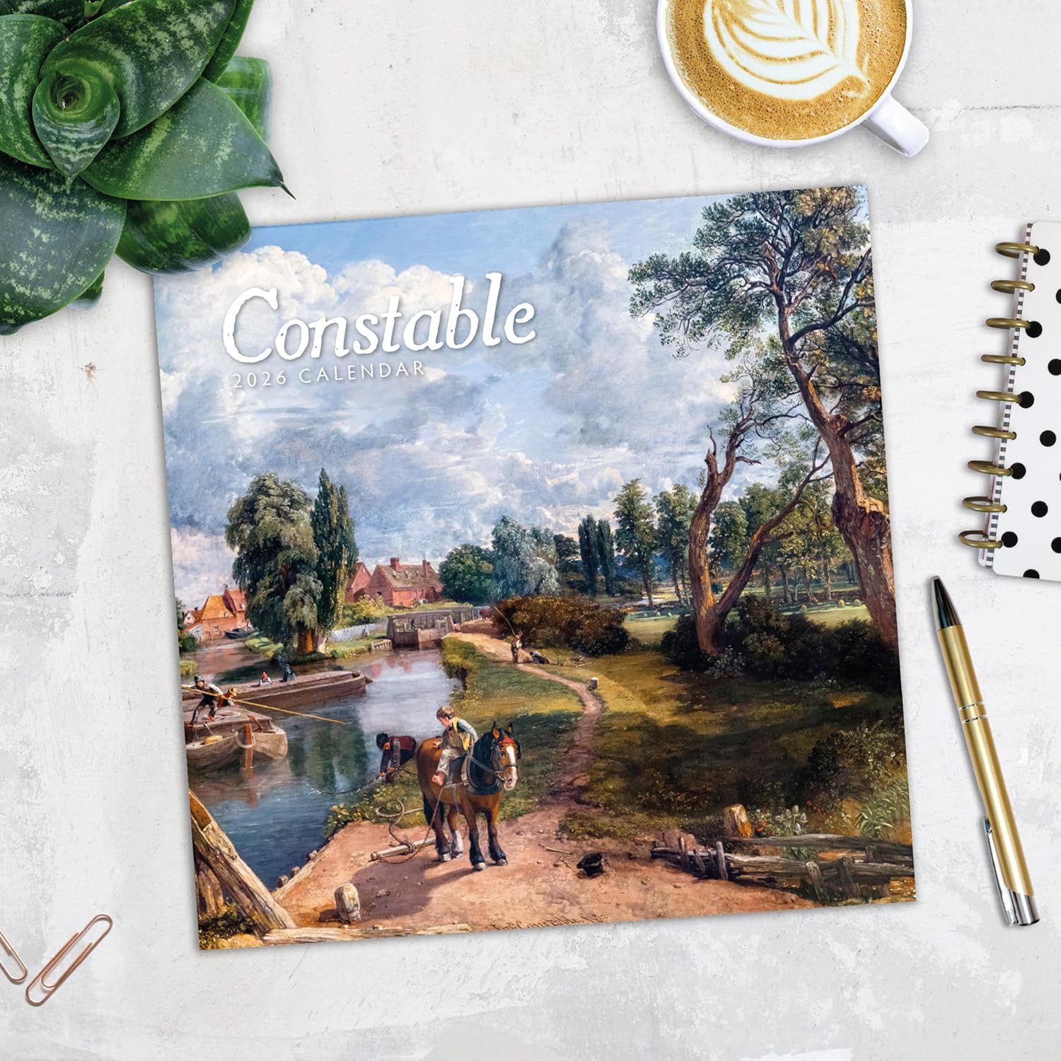 Red Robin 2026 Constable Monthly Wall Calendar | 12" x 24" Open | Premium Thick & Sturdy Paper | Hangable 12 Month Calendar | Lined Notes & To Do Area | Vivid Images | Plastic Free