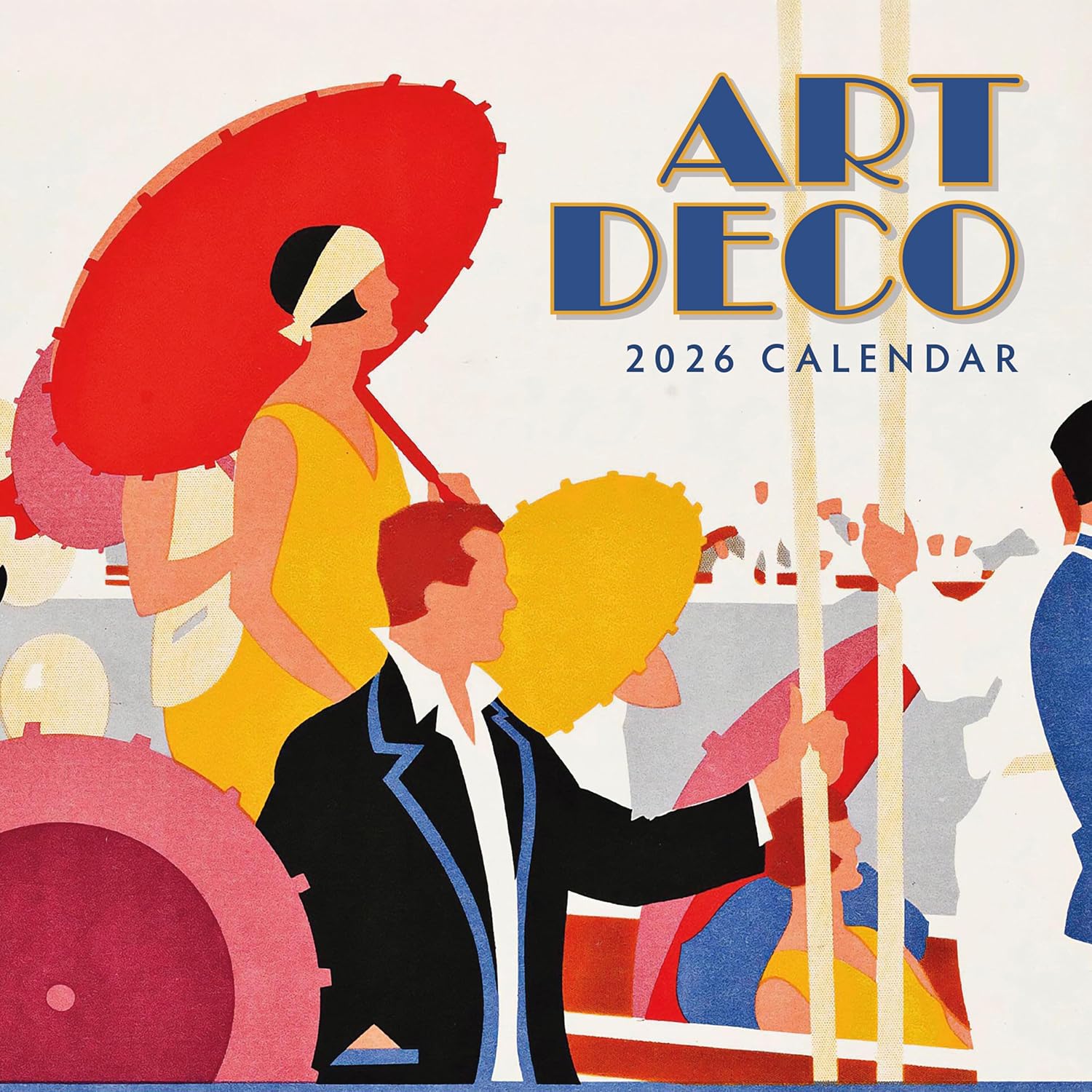 Red Robin 2026 Art Deco Monthly Wall Calendar | 12" x 24" Open | Premium Thick & Sturdy Paper | Hangable 12 Month Calendar | Lined Notes & To Do Area | Vivid Images | Plastic Free