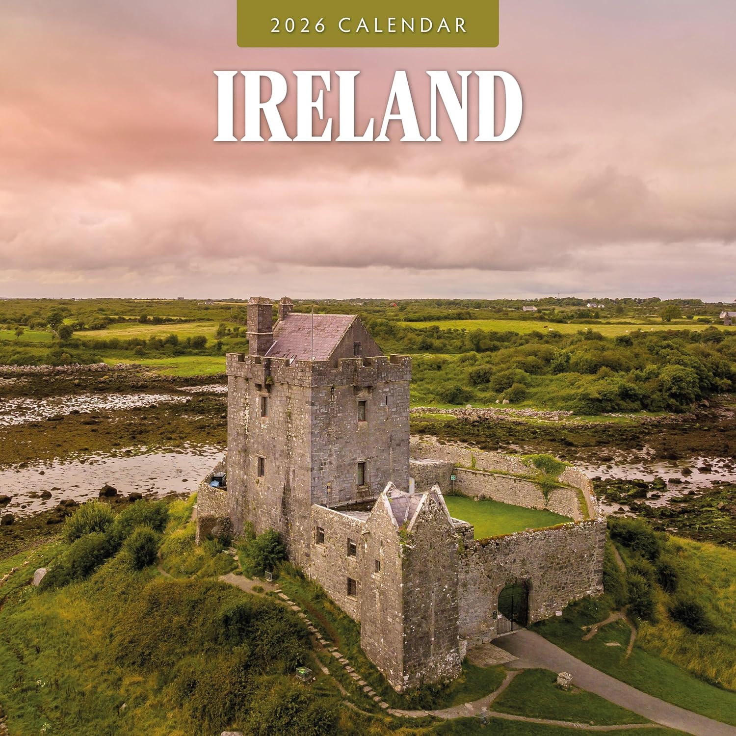 Red Robin 2026 Ireland Monthly Wall Calendar | 12" x 24" Open | Premium Thick & Sturdy Paper | Hangable 12 Month Calendar | Lined Notes & To Do Area | Vivid Images | Plastic Free