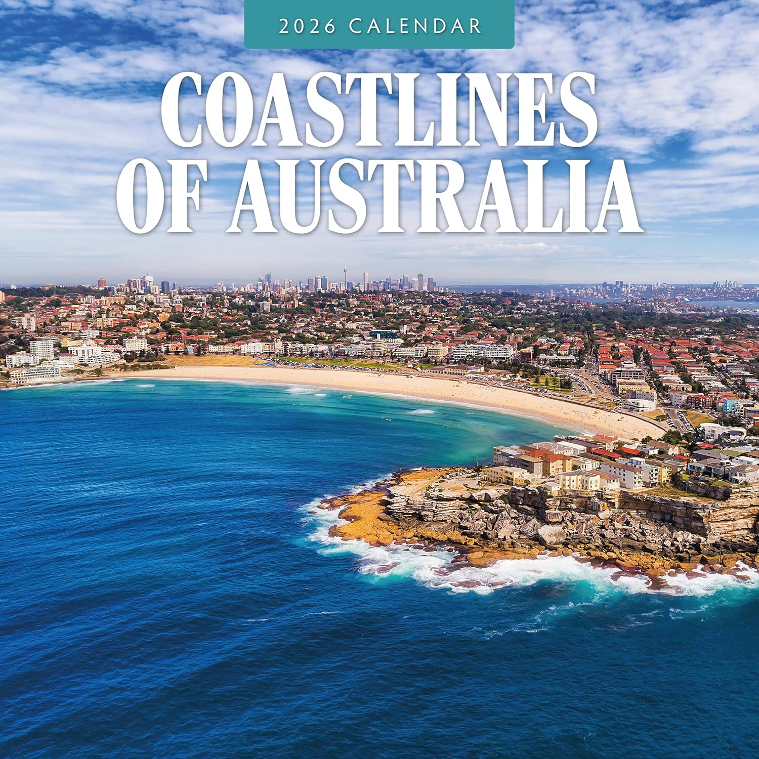 Red Robin 2026 Coastlines of Australia Monthly Wall Calendar | 12" x 24" Open | Premium Thick & Sturdy Paper | Hangable 12 Month Calendar | Lined Notes & To Do Area | Vivid Images | Plastic Free