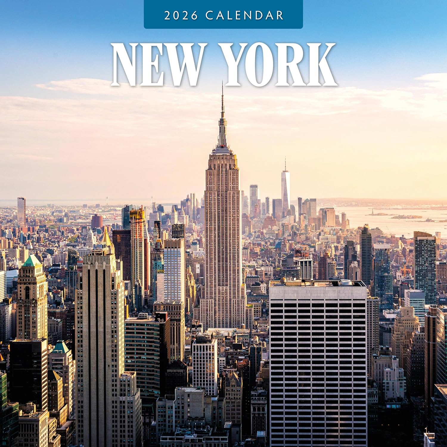 Red Robin 2026 New York Monthly Wall Calendar | 12" x 24" Open | Premium Thick & Sturdy Paper | Hangable 12 Month Calendar | Lined Notes & To Do Area | Vivid Images | Plastic Free