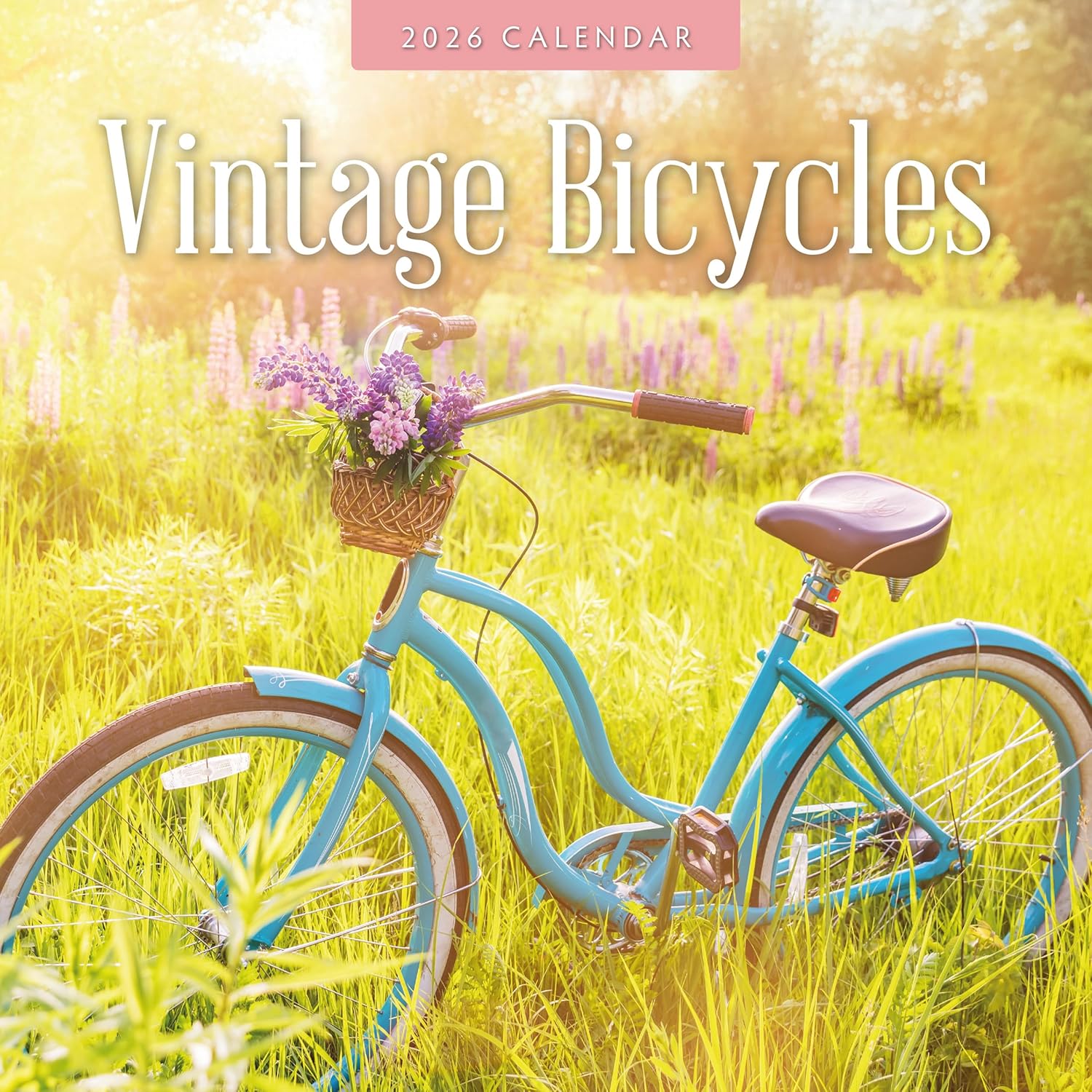 Red Robin 2026 Vintage Bicycles Monthly Wall Calendar | 12" x 24" Open | Premium Thick & Sturdy Paper | Hangable 12 Month Calendar | Lined Notes & To Do Area | Vivid Images | Plastic Free