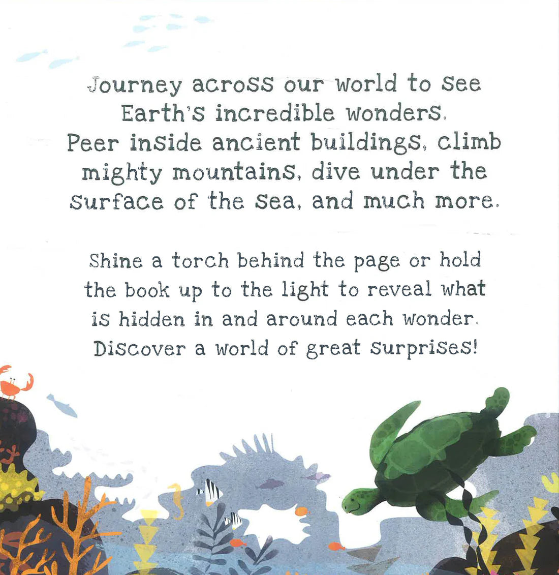 Wonders of Our World: A Shine-A-Light Book – Interactive Children's Geography Book (Paperback)