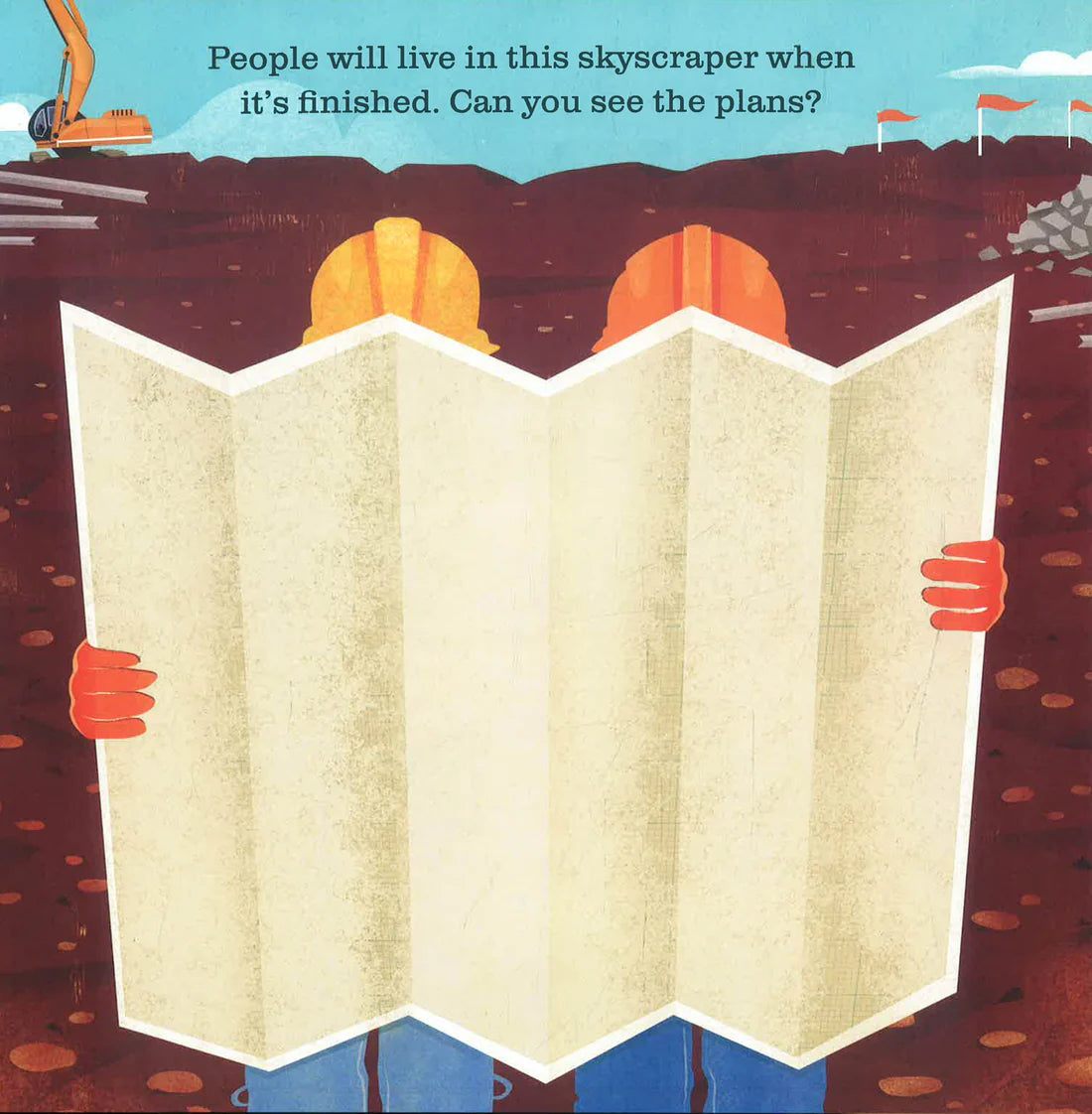 On the Construction Site: A Shine-A-Light Book – Interactive Children's STEM Book (Paperback)