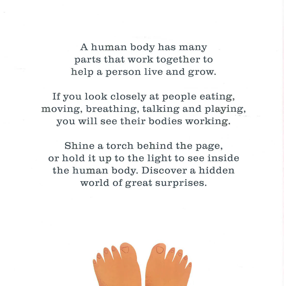 The Human Body: A Shine-A-Light Book – Interactive Anatomy Book for Kids (Paperback)