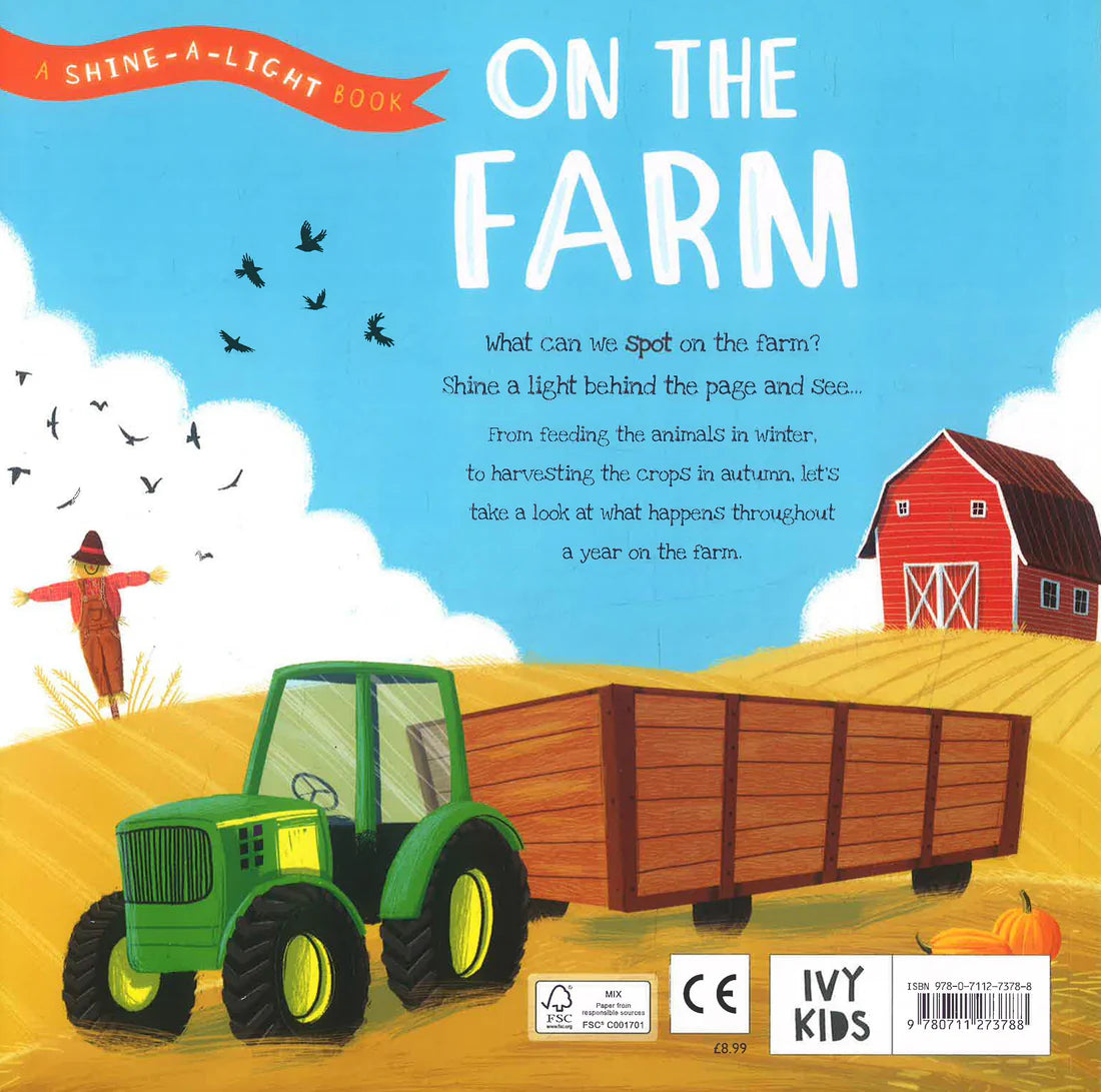 On the Farm: A Shine-A-Light Book – Interactive Children's Farm Life Book (Paperback)