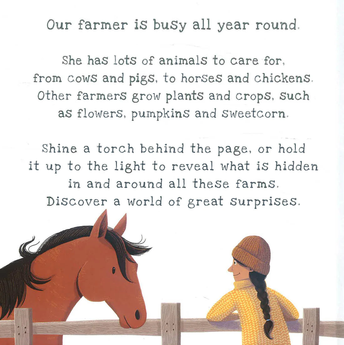 On the Farm: A Shine-A-Light Book – Interactive Children's Farm Life Book (Paperback)