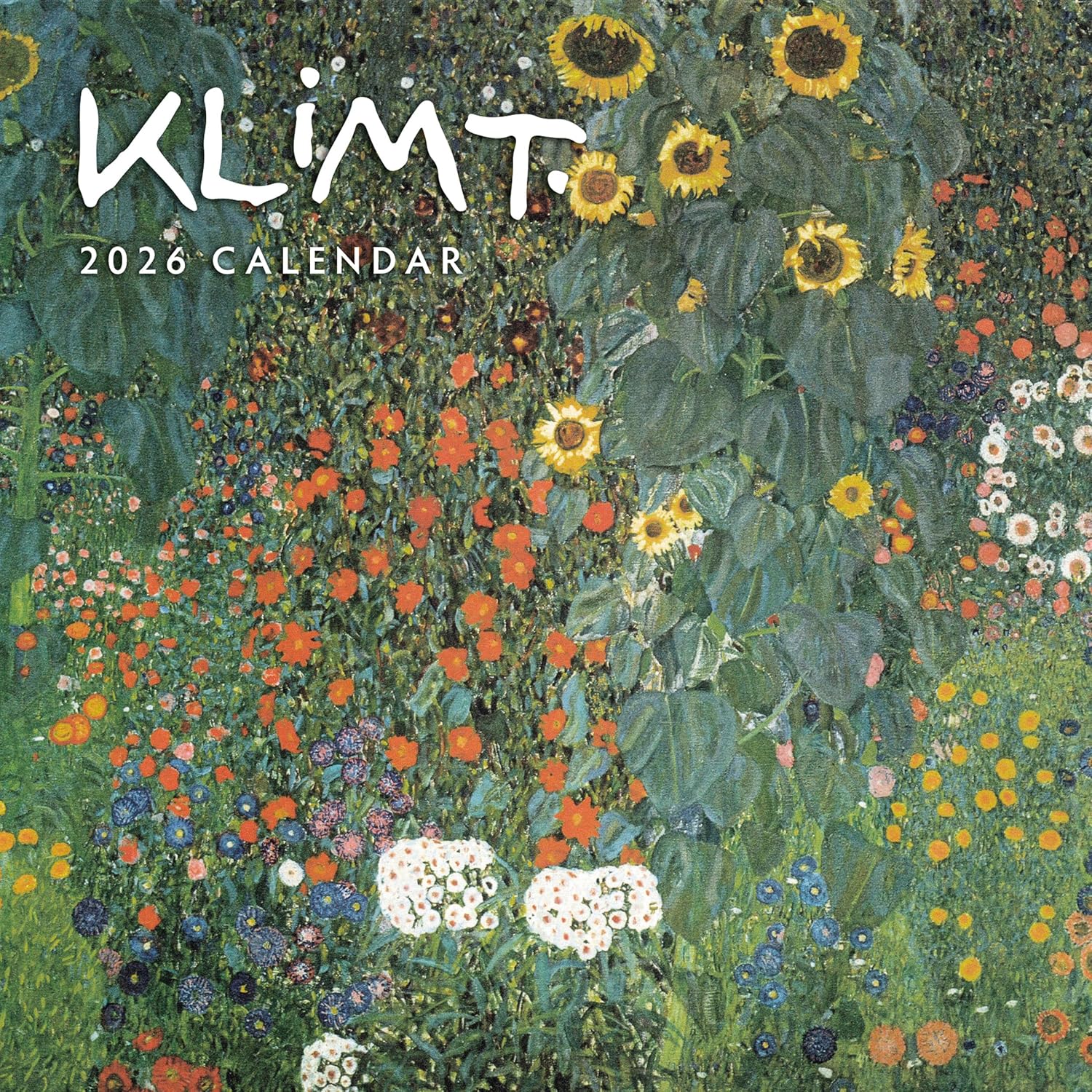 Red Robin 2026 Klimt Monthly Wall Calendar | 12" x 24" Open | Premium Thick & Sturdy Paper | Hangable 12 Month Calendar | Lined Notes & To Do Area | Vivid Images | Plastic Free
