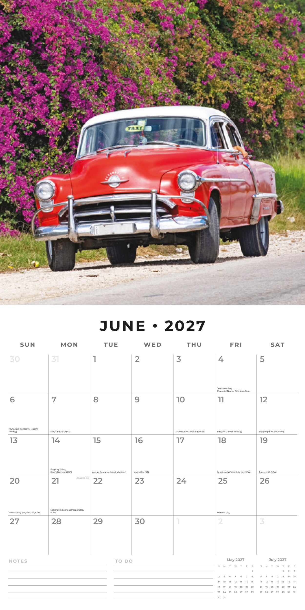Red Robin 2027 American Classics Monthly Wall Calendar | 12" x 12"