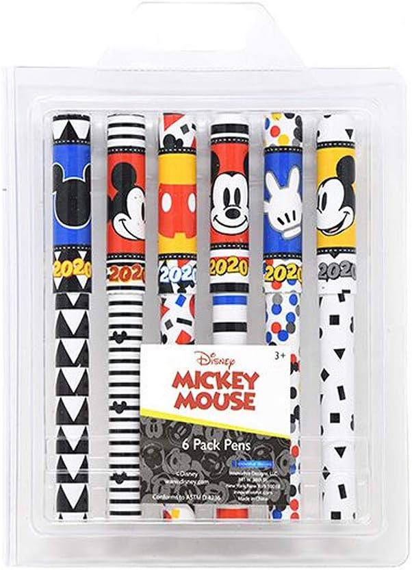 Disney Mickey Mouse 2020 Modern Play 6 Pack Collector Pens