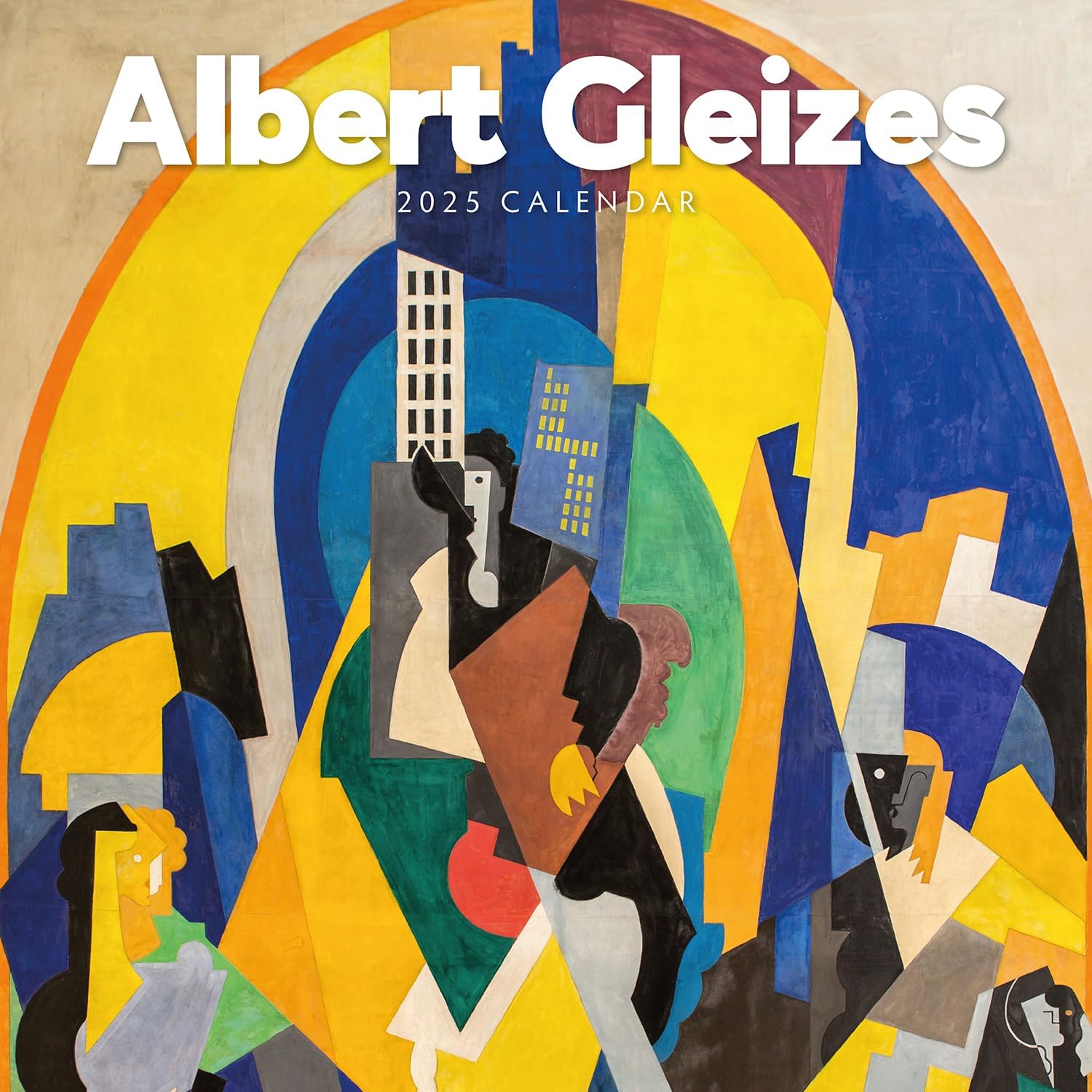 Red Robin 2025 Albert Gleizes Monthly Wall Calendar | 12" x 24" Open | Premium Thick & Sturdy Paper | Hangable 12 Month Calendar | Plastic Free | 4 Month Transition Page for 2024