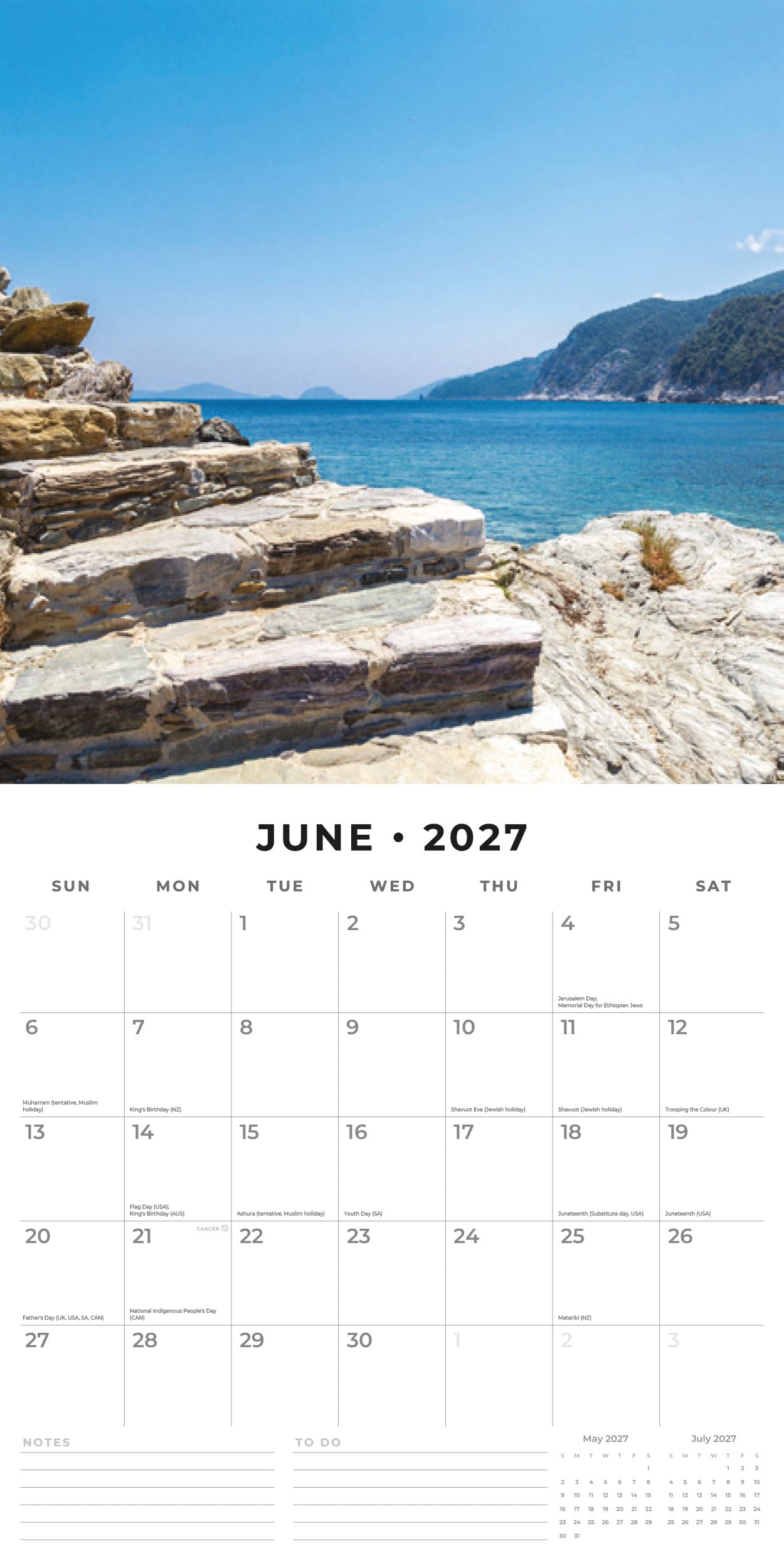 Red Robin Licensed Monthly Wall Calendars | 12" x 12"