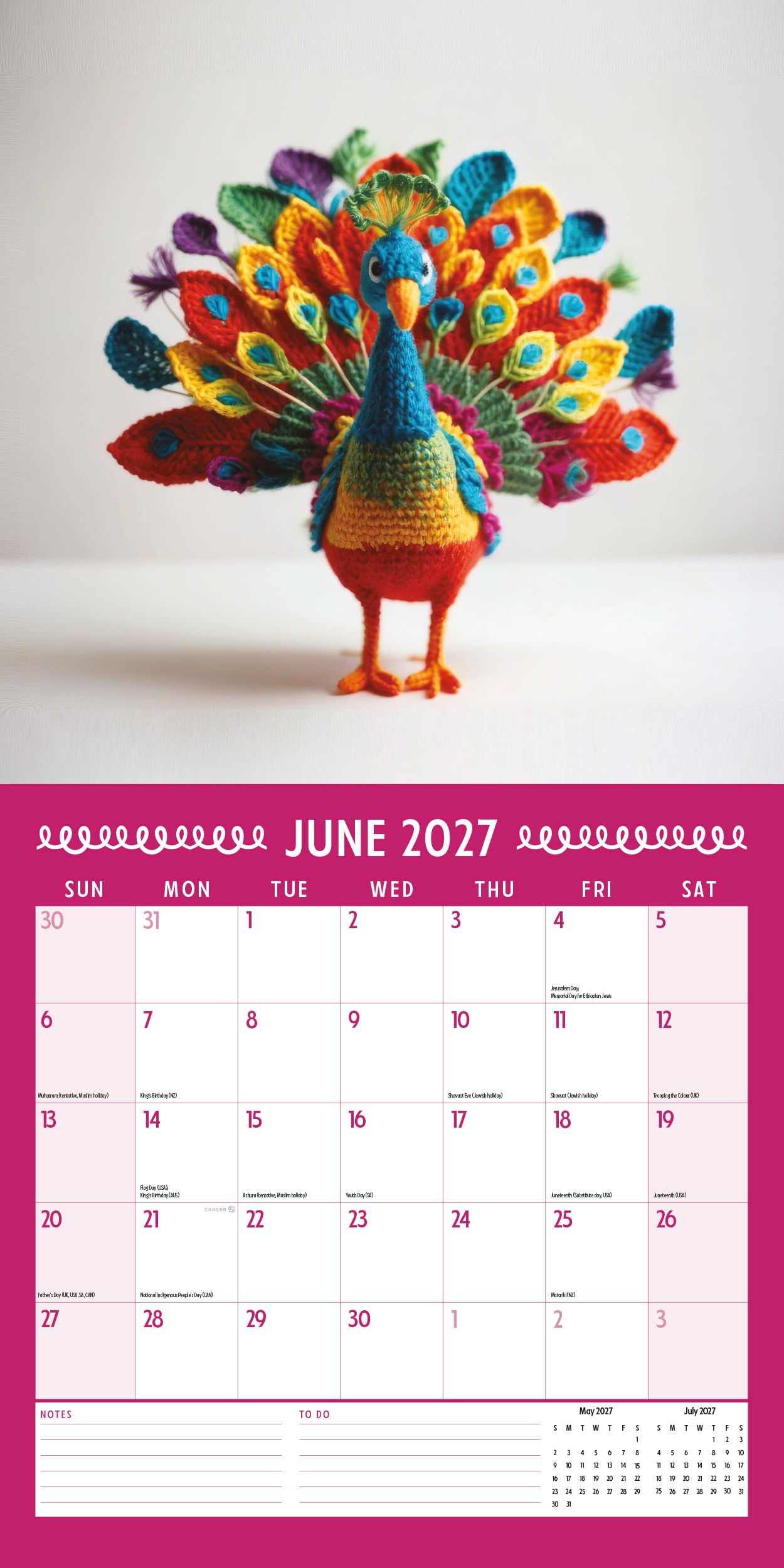 Red Robin Licensed Monthly Wall Calendars | 12" x 12"