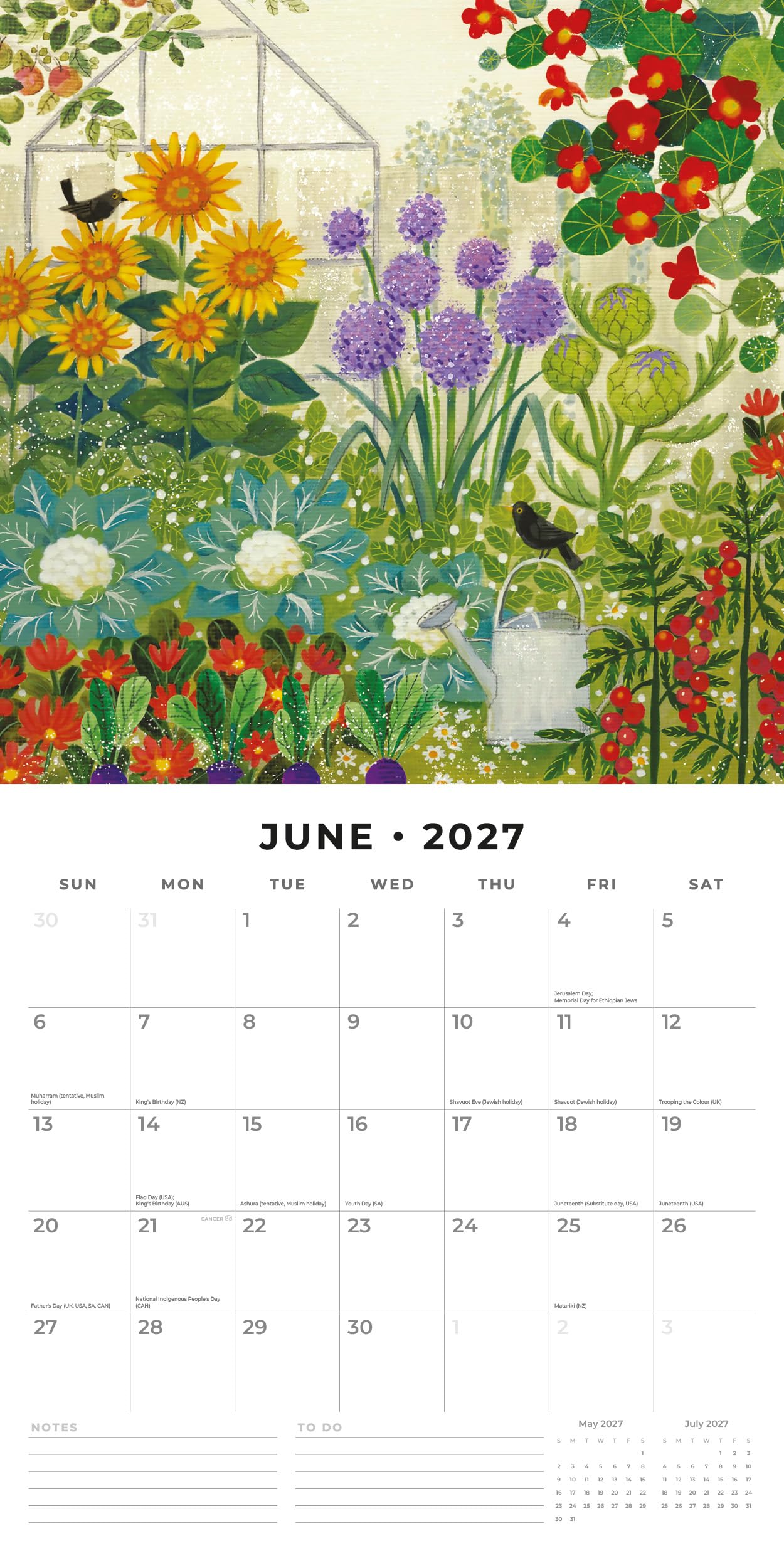 Red Robin Licensed Monthly Wall Calendars | 12" x 12"