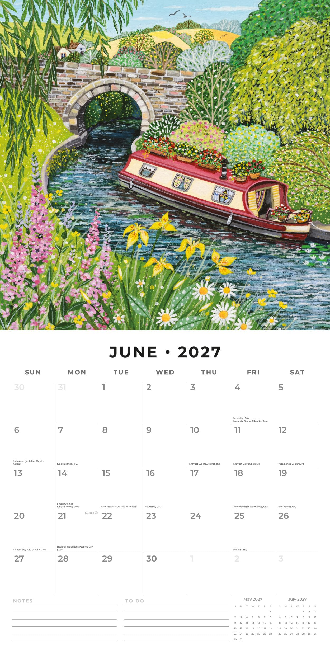 Red Robin Licensed Monthly Wall Calendars | 12" x 12"
