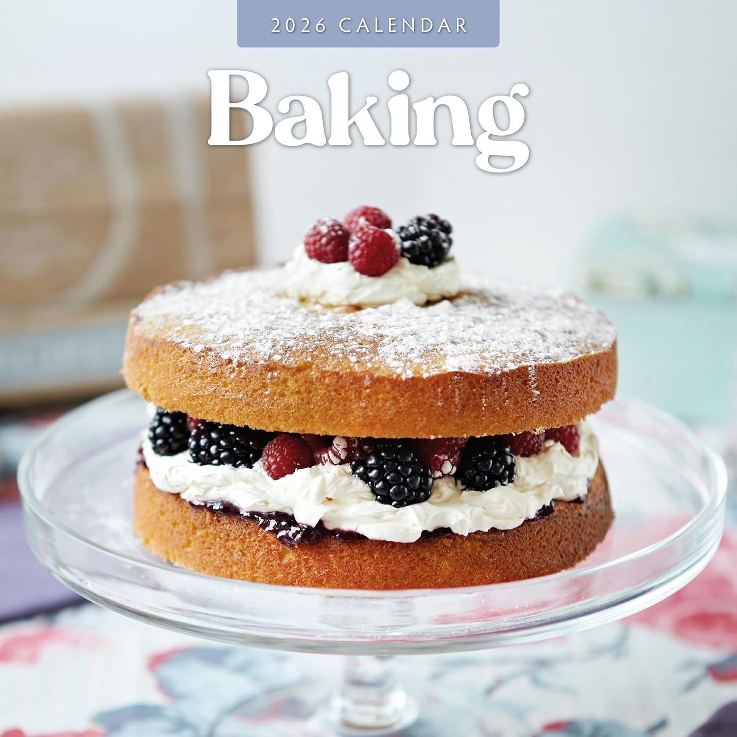 Red Robin 2026 Baking Monthly Wall Calendar | 12" x 24" Open | Premium Thick & Sturdy Paper | Hangable 12 Month Calendar | Lined Notes & To Do Area | Vivid Images | Plastic Free