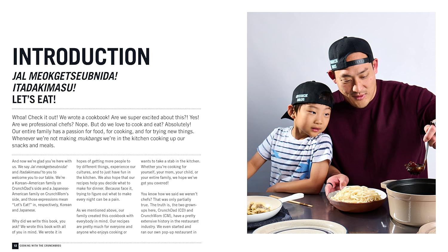 Cooking with the CrunchBros: Casual and Fun Korean- and Japanese-Inspired Recipes from Our Kitchen to Yours
