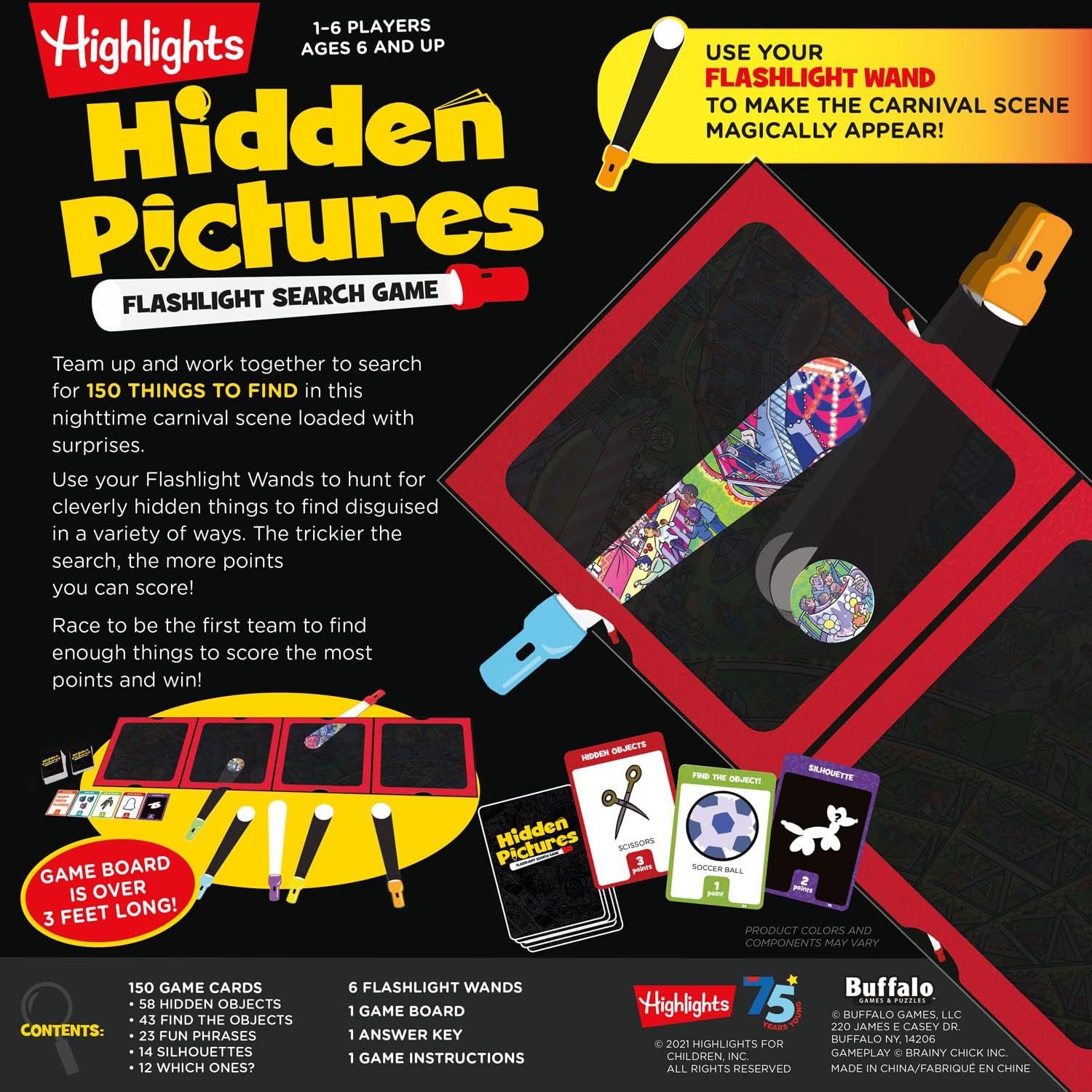 Highlights: Hidden Pictures Game by Buffalo Games, for 6+ years