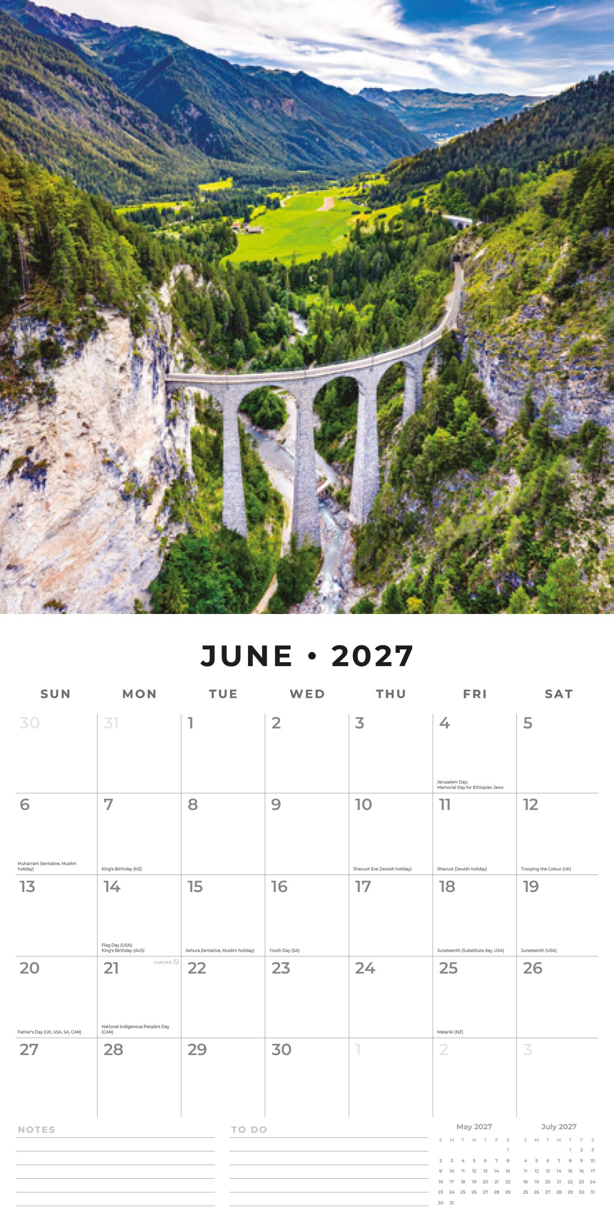 Red Robin 2027 The Caribbean Monthly Wall Calendar | 12" x 12"