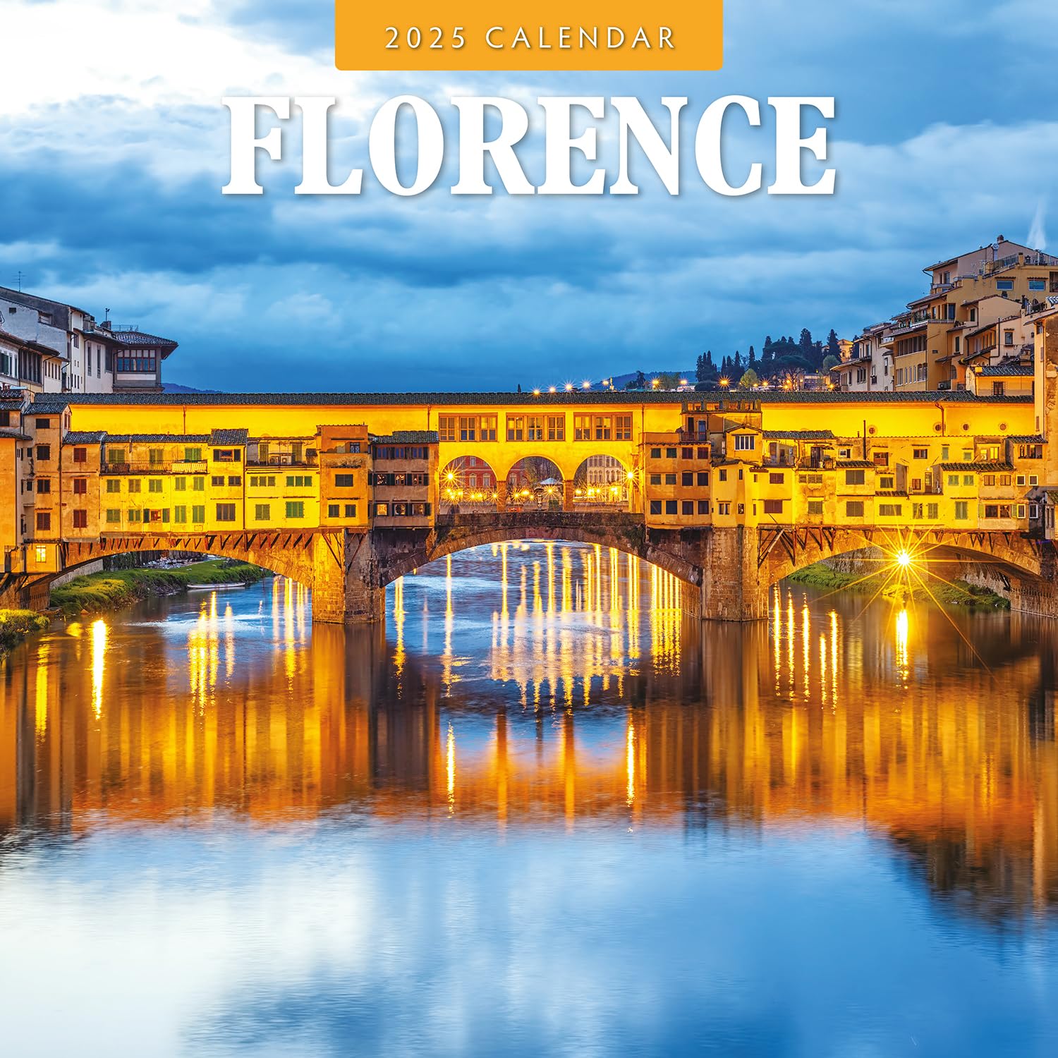 Red Robin 2025 Florence Monthly Wall Calendar | 12" x 24" Open | Premium Thick & Sturdy Paper | Hangable 12 Month Calendar | Plastic Free | 4 Month Transition Page for 2024