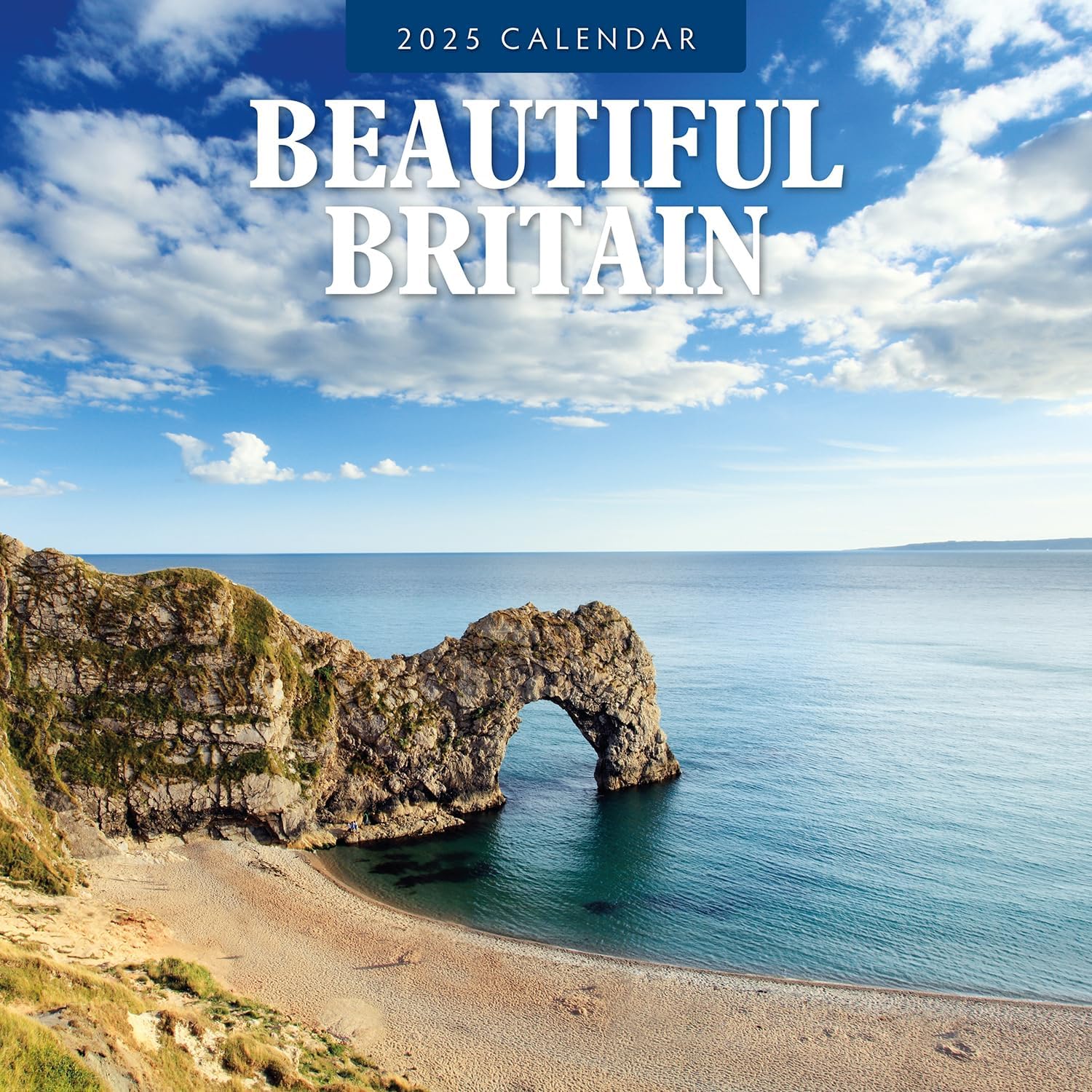 Red Robin 2025 Beautiful Britain Monthly Wall Calendar | 12" x 24" Open | Premium Thick & Sturdy Paper | Hangable 12 Month Calendar | Plastic Free | 4 Month Transition Page for 2024