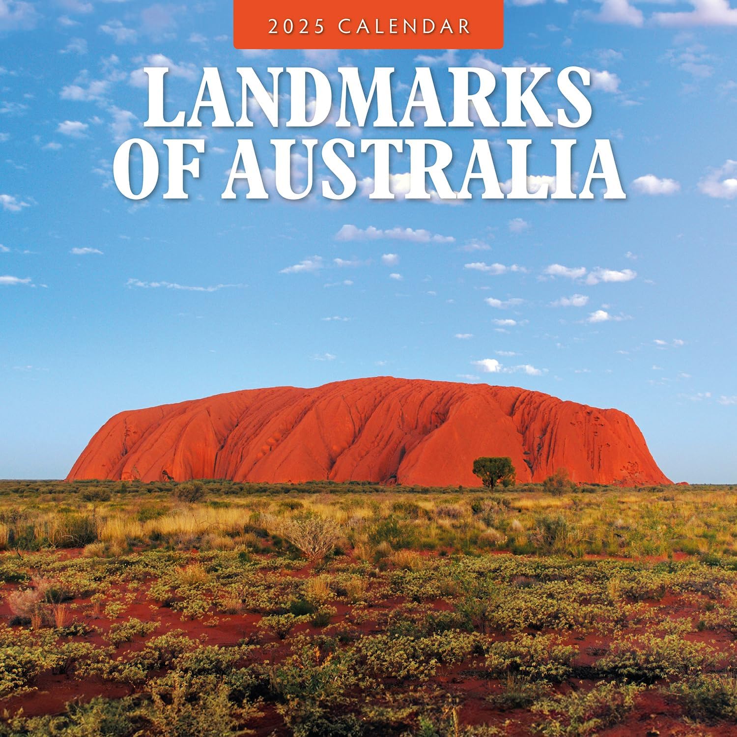 Red Robin 2025 Landmarks of Australia Monthly Wall Calendar | 12" x 24" Open | Premium Thick & Sturdy Paper | Hangable 12 Month Calendar | Plastic Free | 4 Month Transition Page for 2024