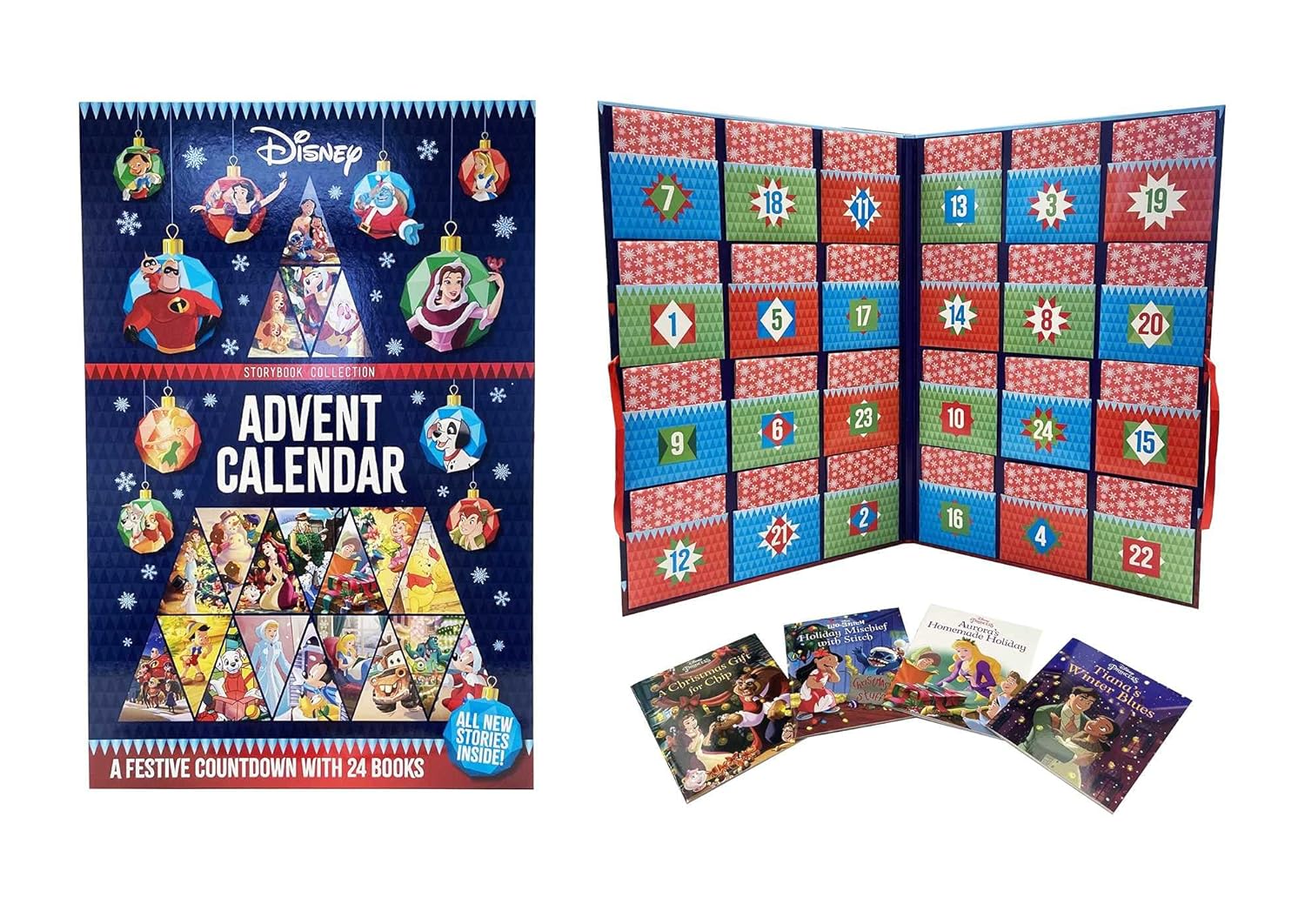 Disney Storybook Collection Advent Calendar: A Festive Countdown with 24 Books