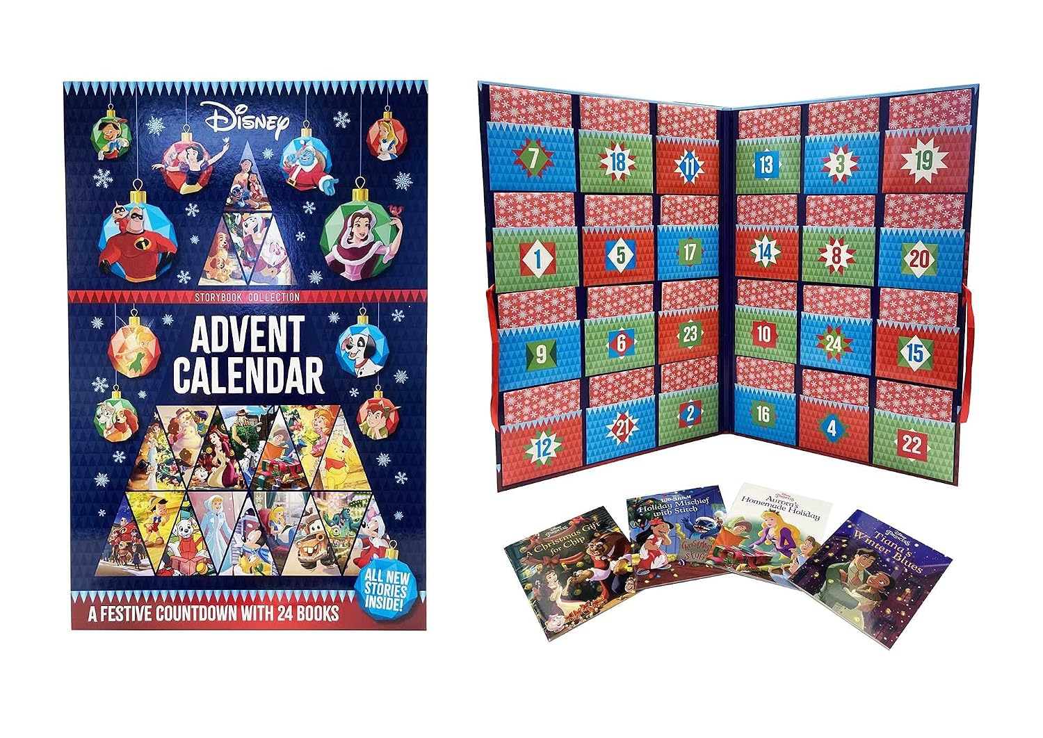 Disney Storybook Collection Advent Calendar: A Festive Countdown with 24 Books