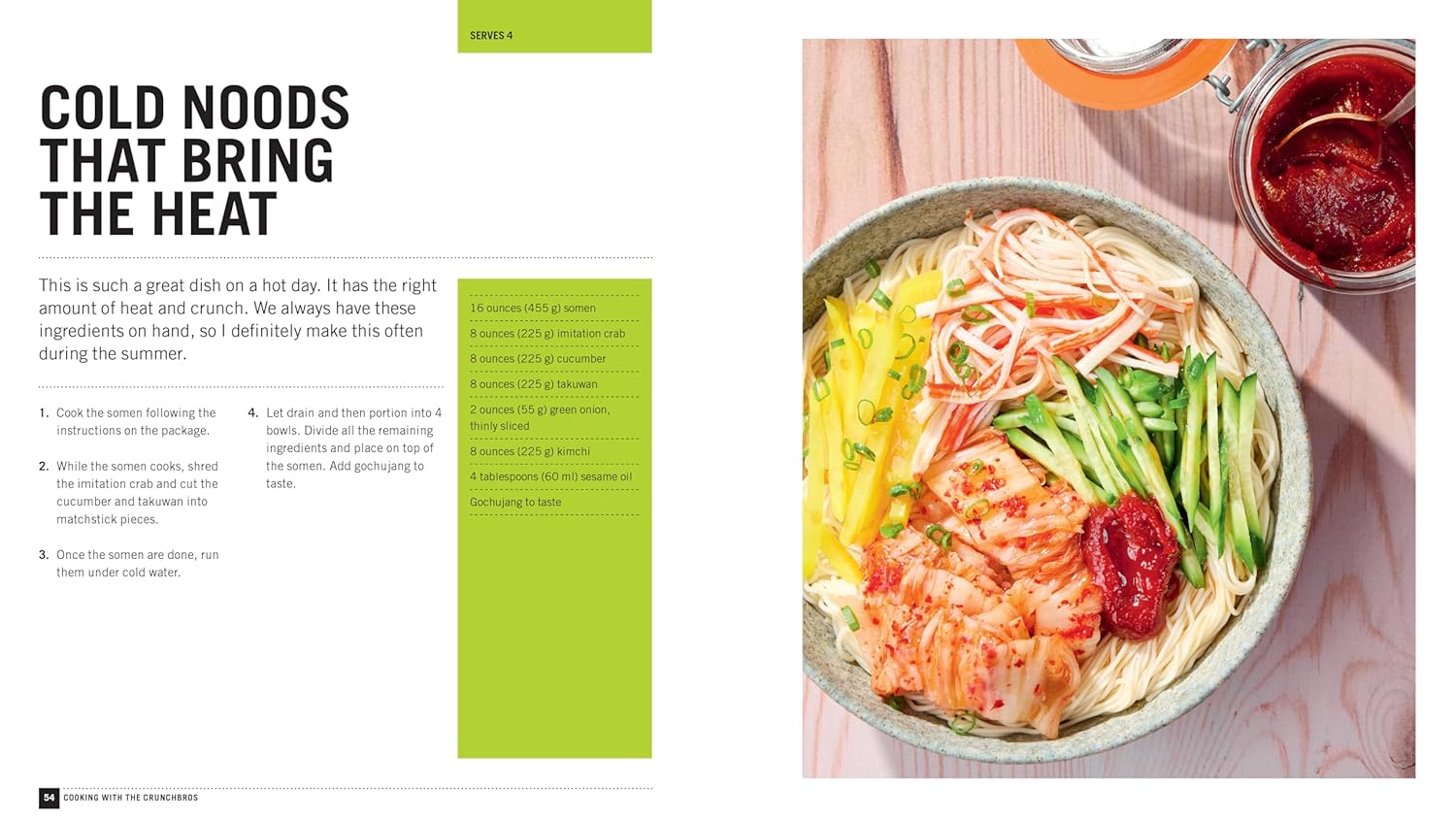 Cooking with the CrunchBros: Casual and Fun Korean- and Japanese-Inspired Recipes from Our Kitchen to Yours