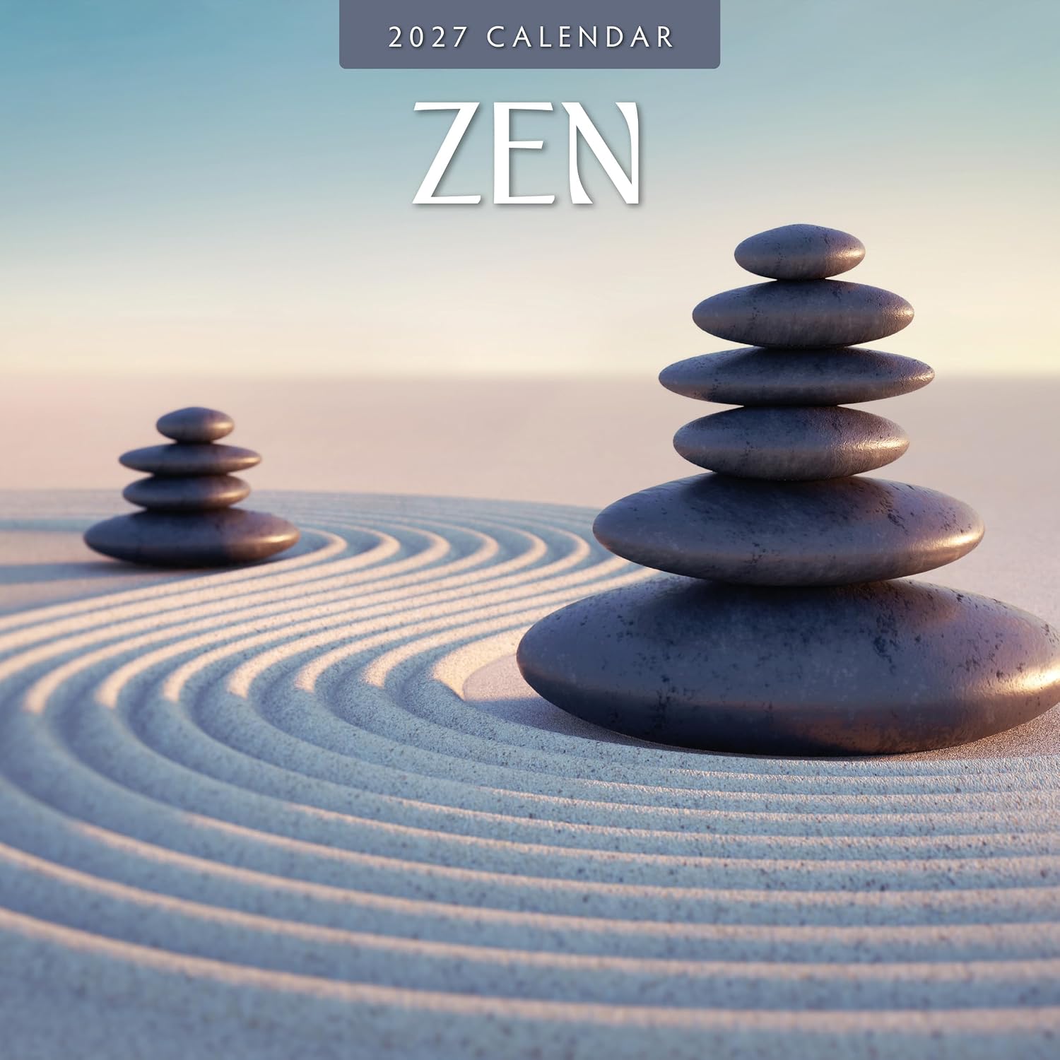 Red Robin 2027 Zen Monthly Wall Calendar | 12" x 12"