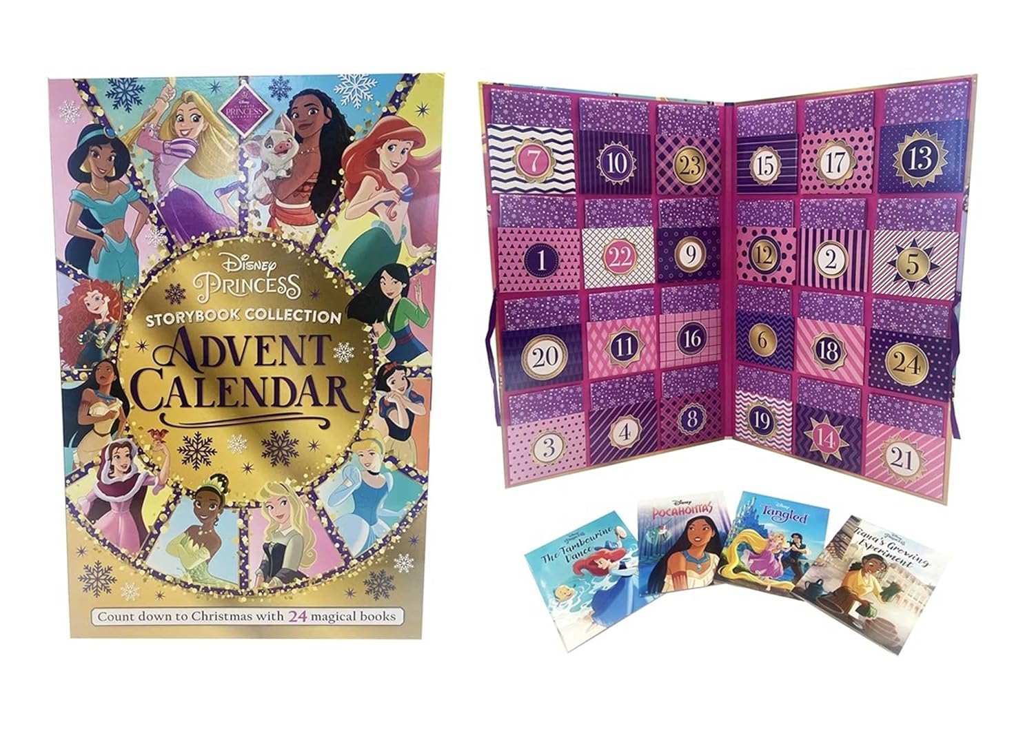 Disney Princess: Storybook Collection Advent Calendar: A Festive Countdown with 24 Books