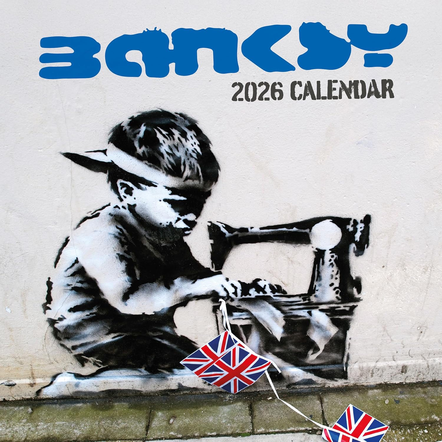 Red Robin 2026 Banksy Monthly Wall Calendar | 12" x 24" Open | Premium Thick & Sturdy Paper | Hangable 12 Month Calendar | Lined Notes & To Do Area | Vivid Images | Plastic Free