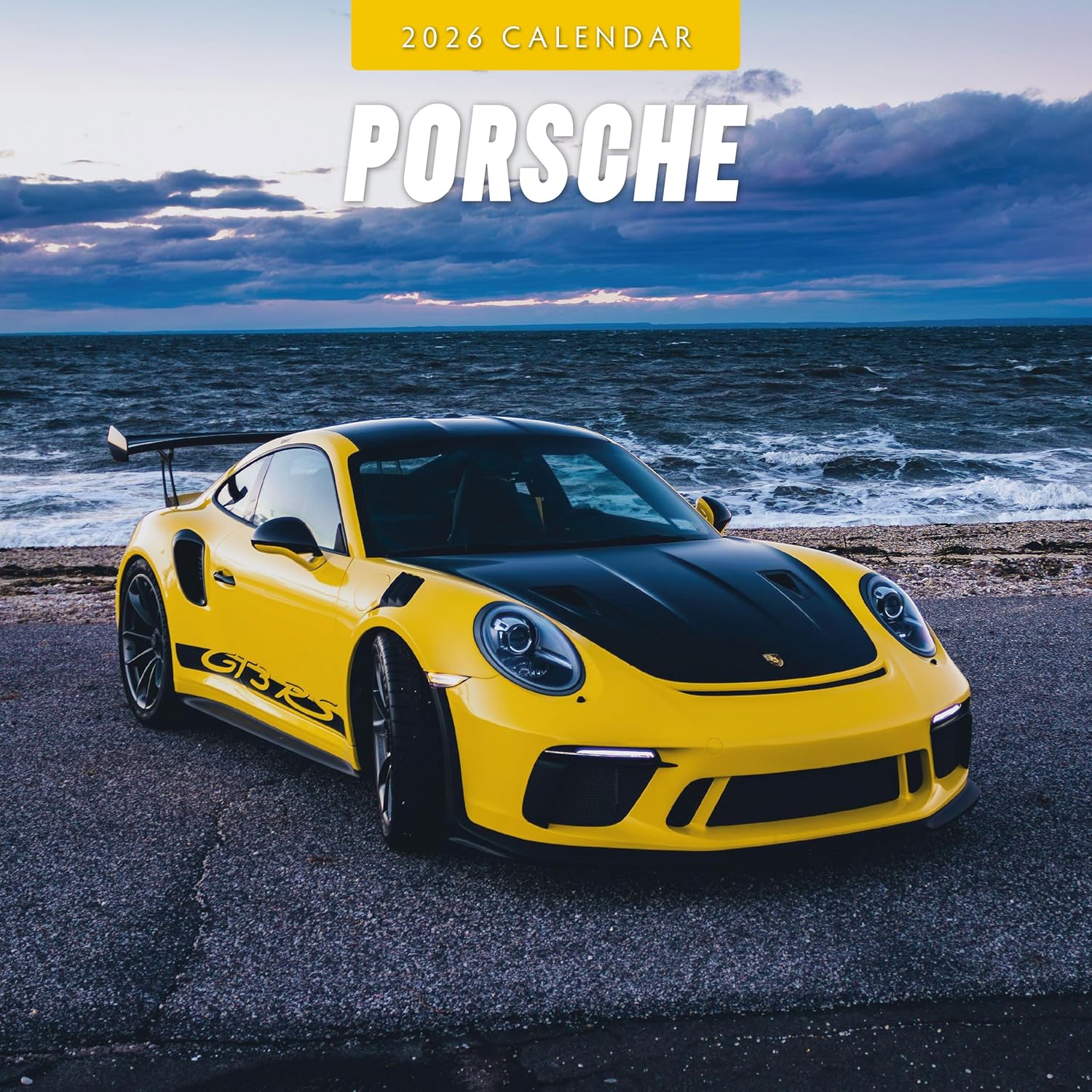 Red Robin 2026 Porsche Monthly Wall Calendar | 12" x 24" Open | Premium Thick & Sturdy Paper | Hangable 12 Month Calendar | Lined Notes & To Do Area | Vivid Images | Plastic Free