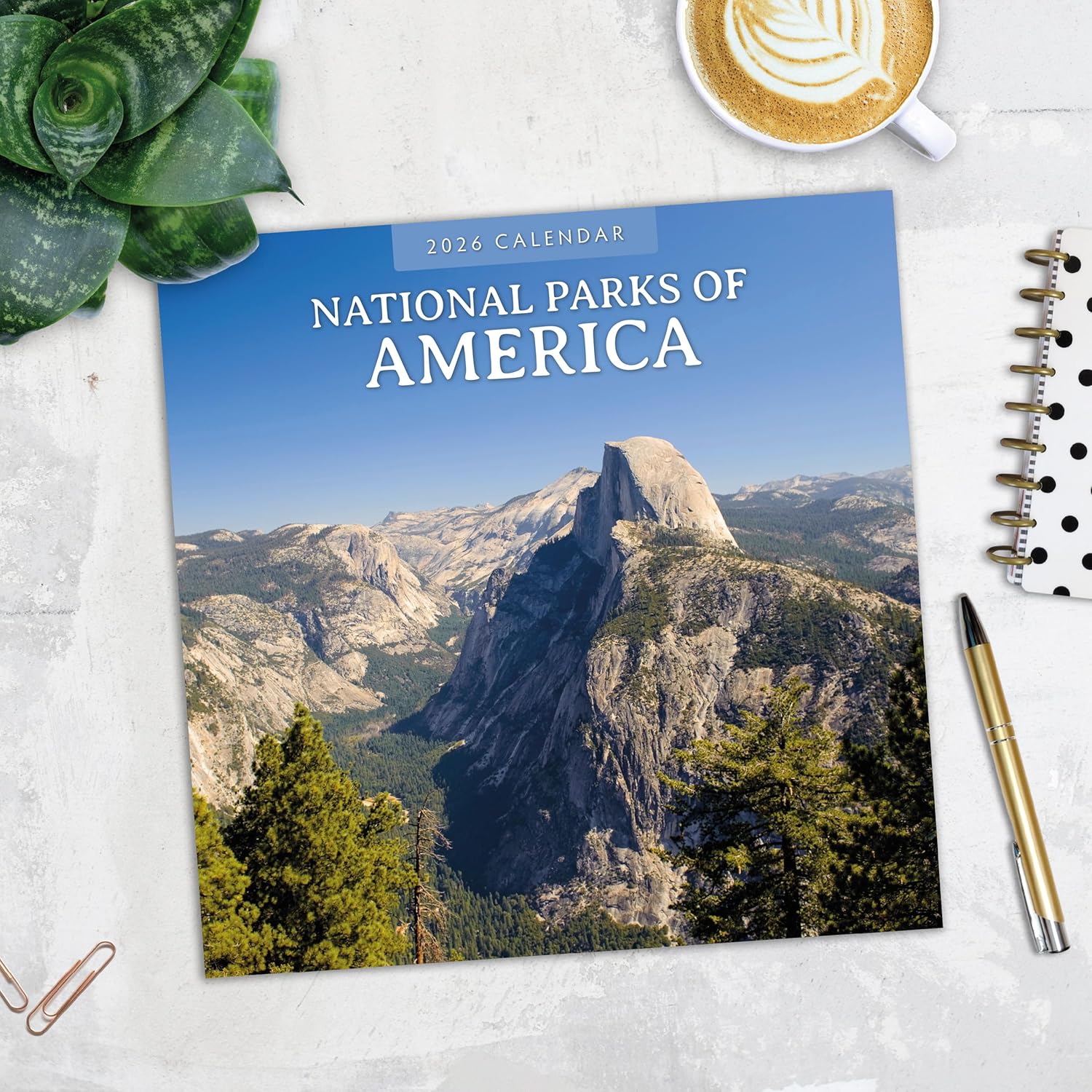 Red Robin 2026 National Parks of America Monthly Wall Calendar | 12" x 24" Open | Premium Thick & Sturdy Paper | Hangable 12 Month Calendar | Lined Notes & To Do Area | Vivid Images | Plastic Free