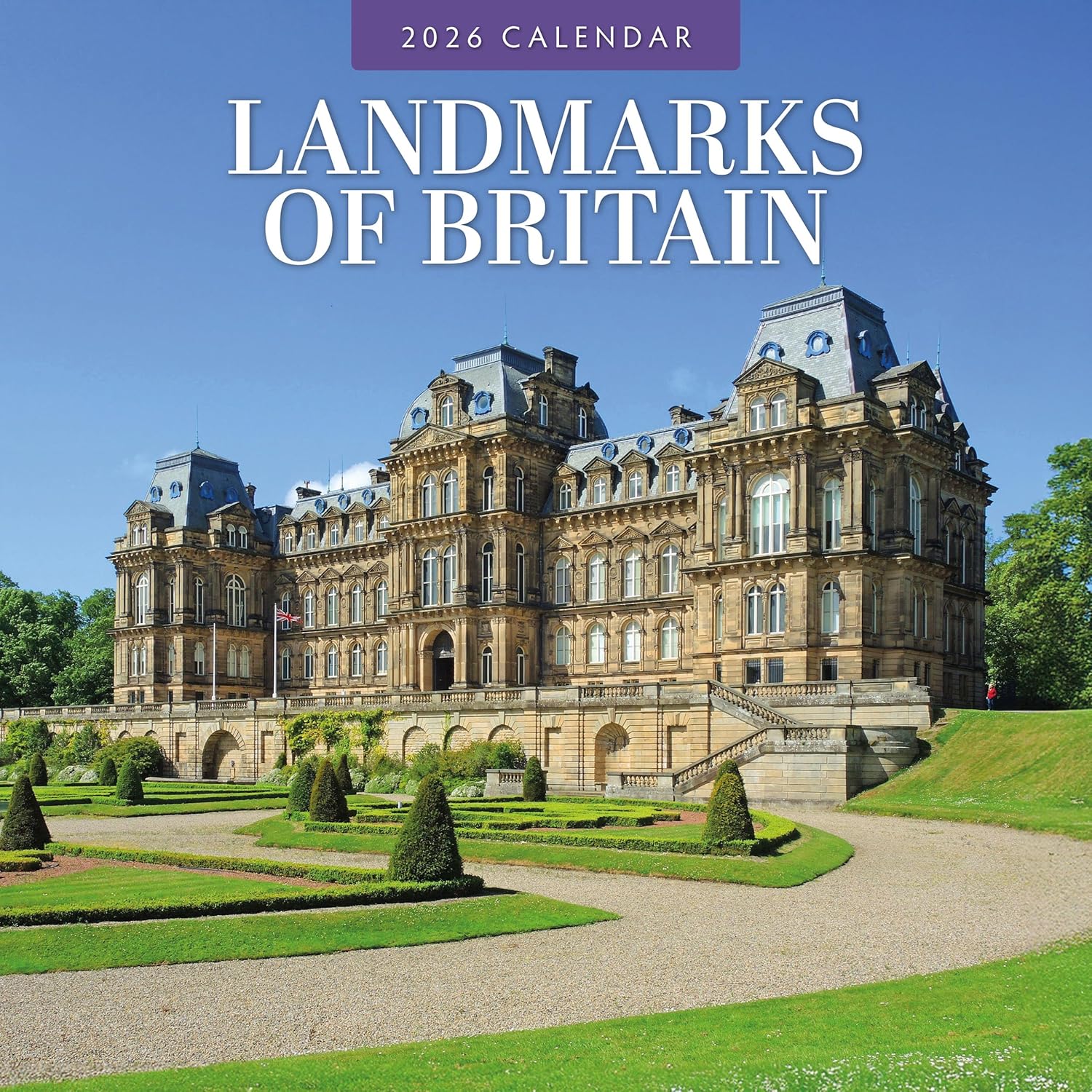 Red Robin 2026 Landmarks of Britain Monthly Wall Calendar | 12" x 24" Open | Premium Thick & Sturdy Paper | Hangable 12 Month Calendar | Lined Notes & To Do Area | Vivid Images | Plastic Free