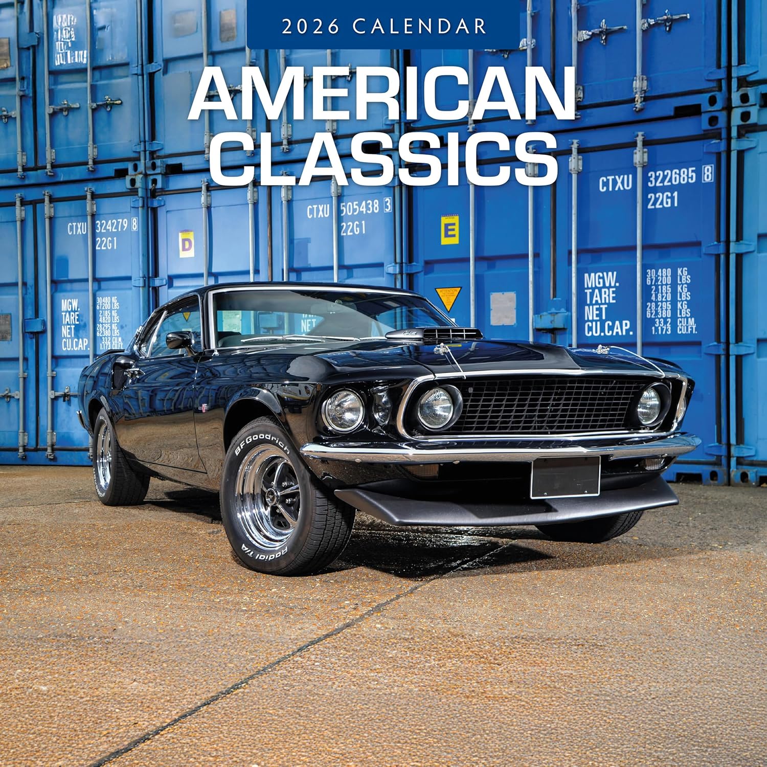 Red Robin 2026 American Classic Cars Monthly Wall Calendar | 12" x 24" Open | Premium Thick & Sturdy Paper | Hangable 12 Month Calendar | Lined Notes & To Do Area | Vivid Images | Plastic Free