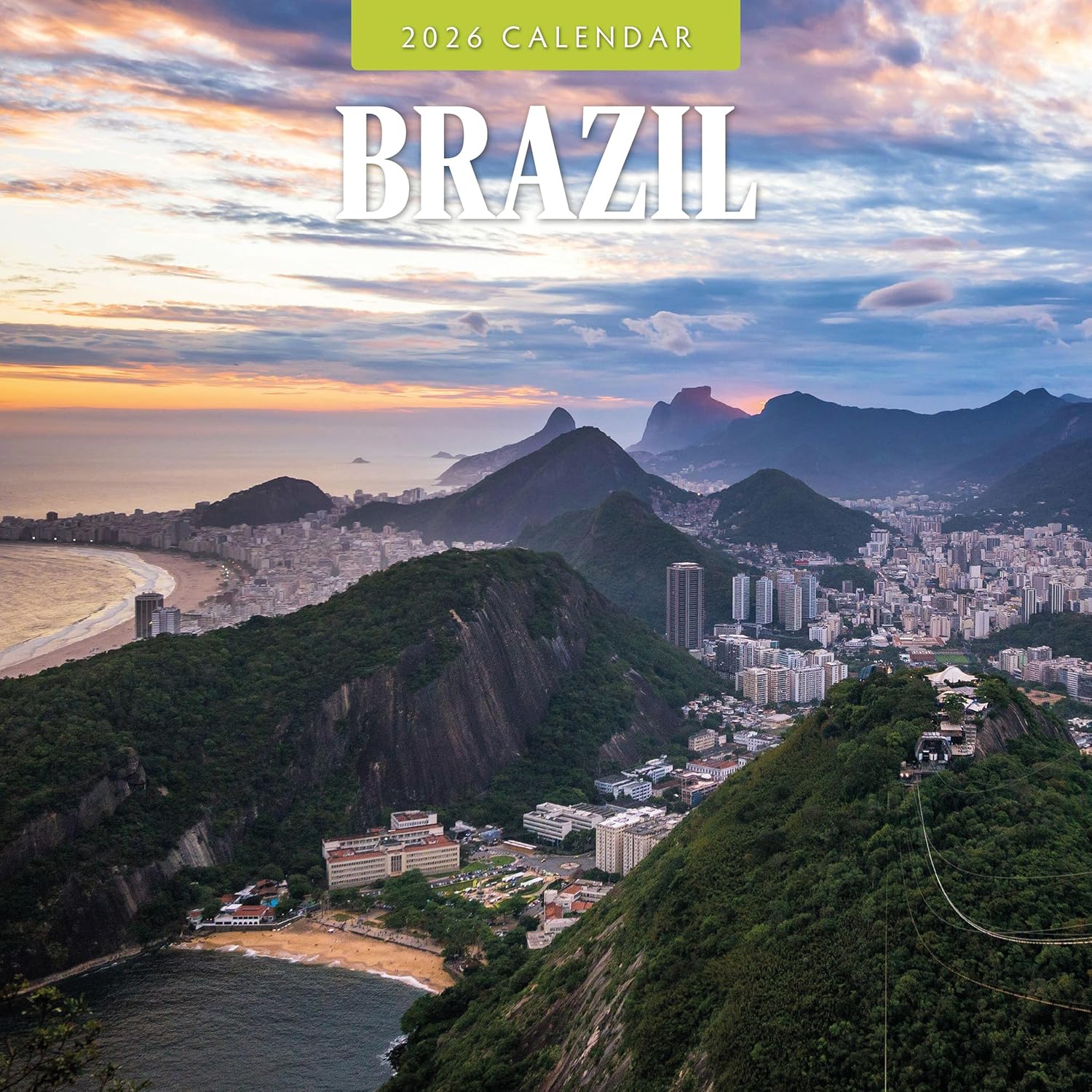 Red Robin 2026 Brazil Monthly Wall Calendar | 12" x 24" Open | Premium Thick & Sturdy Paper | Hangable 12 Month Calendar | Lined Notes & To Do Area | Vivid Images | Plastic Free