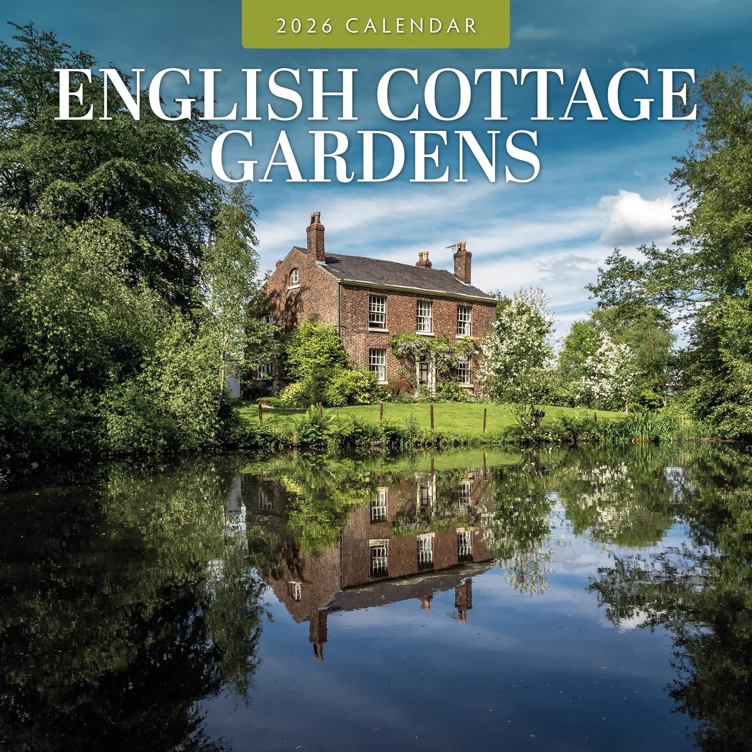 Red Robin 2026 English Cottage Gardens Monthly Wall Calendar | 12" x 24" Open | Premium Thick & Sturdy Paper | Hangable 12 Month Calendar | Lined Notes & To Do Area | Vivid Images | Plastic Free