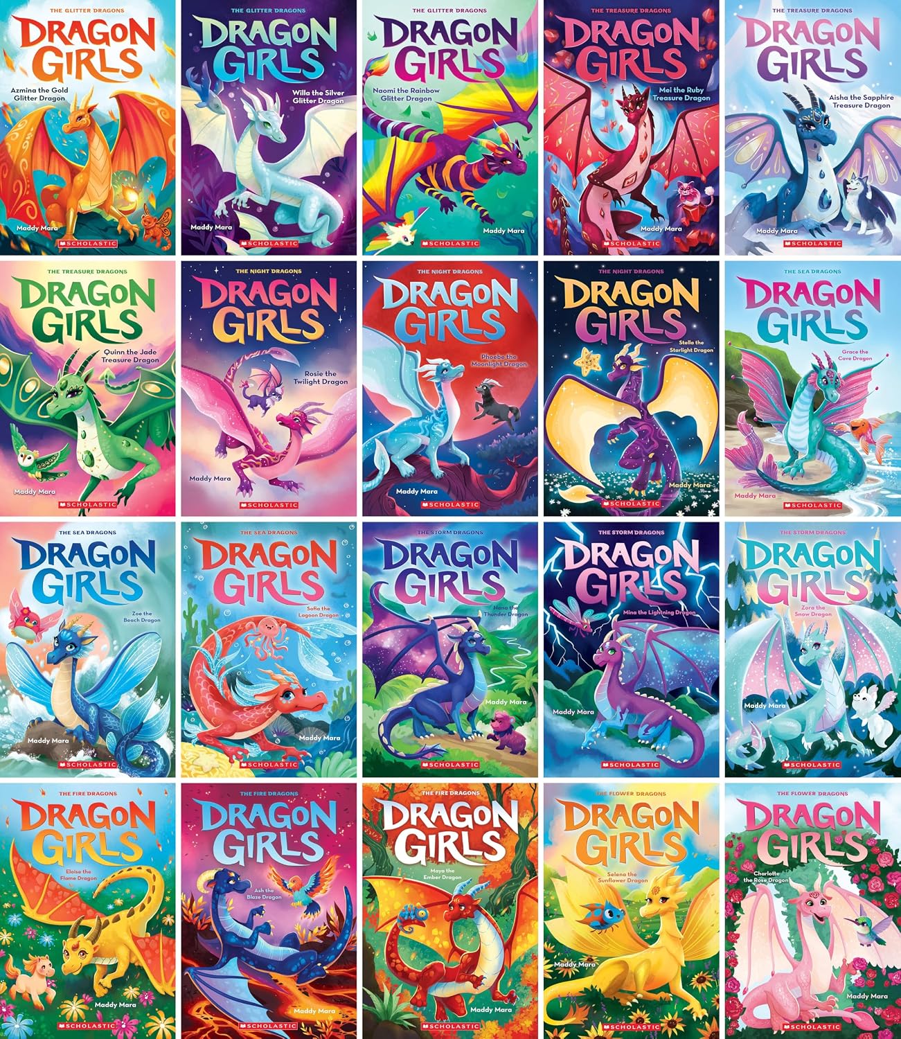 Dragon Girls Series Complete 20 Book Set (Books 1-20)