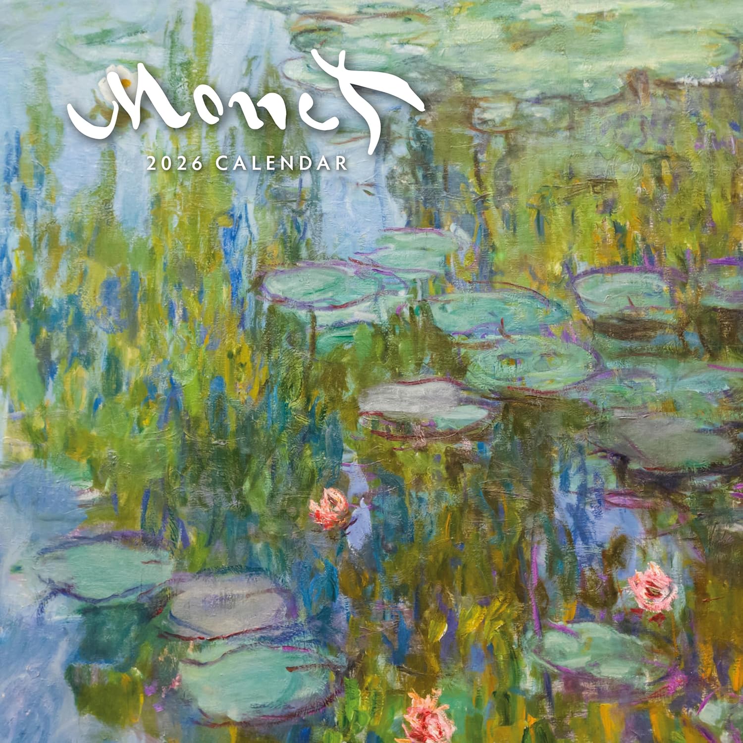 Red Robin 2026 Monet Monthly Wall Calendar | 12" x 24" Open | Premium Thick & Sturdy Paper | Hangable 12 Month Calendar | Lined Notes & To Do Area | Vivid Images | Plastic Free